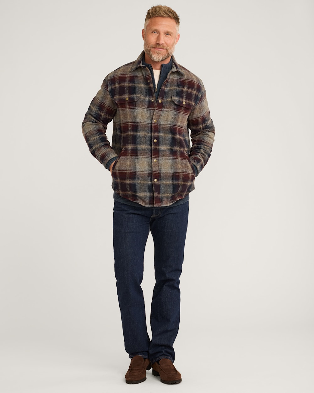 MEN'S PLAID FOREST SHIRT JACKET