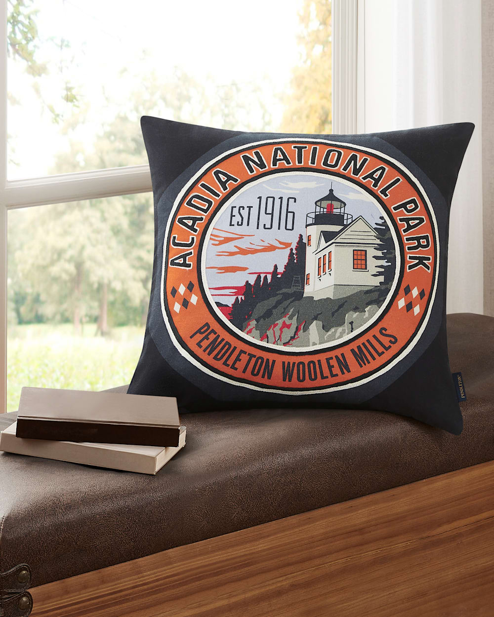 ACADIA NATIONAL PARK PATCH PILLOW