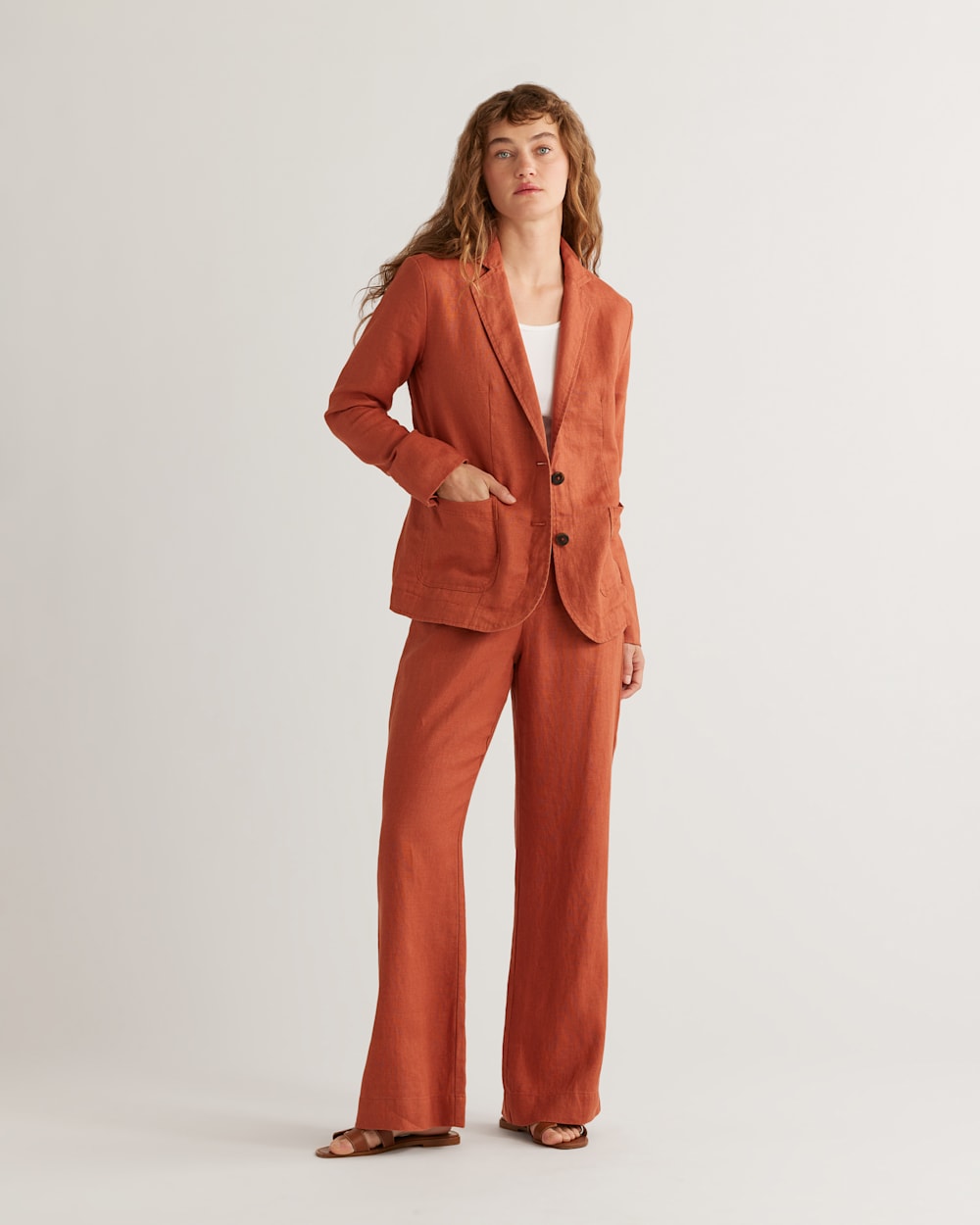WOMEN'S BIRCH BAY LINEN BLAZER