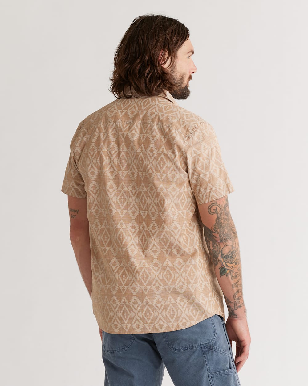 MEN'S SHORT-SLEEVE DEACON CHAMBRAY SHIRT