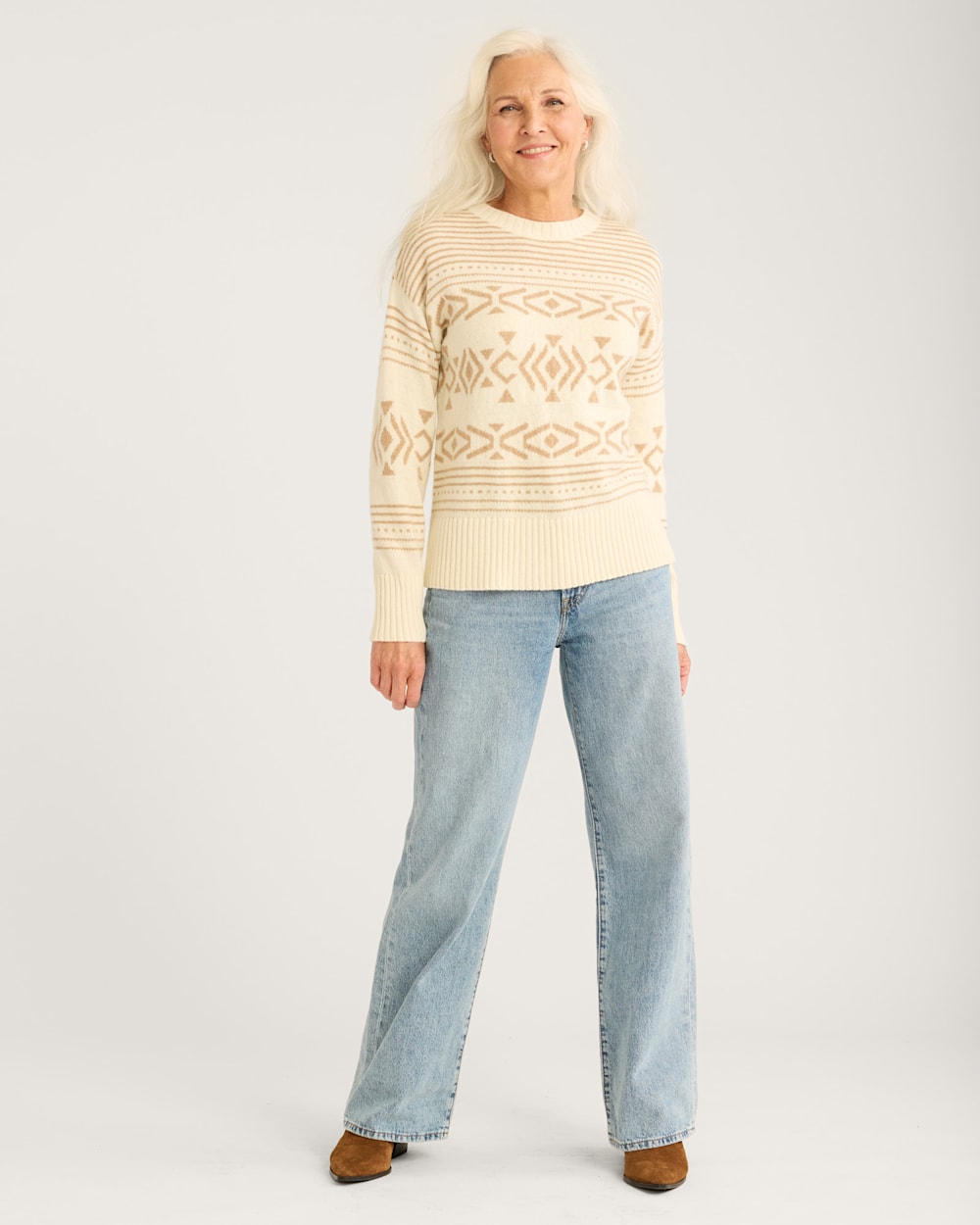 WOMEN'S DISCOVERY ALPACA/MERINO SWEATER