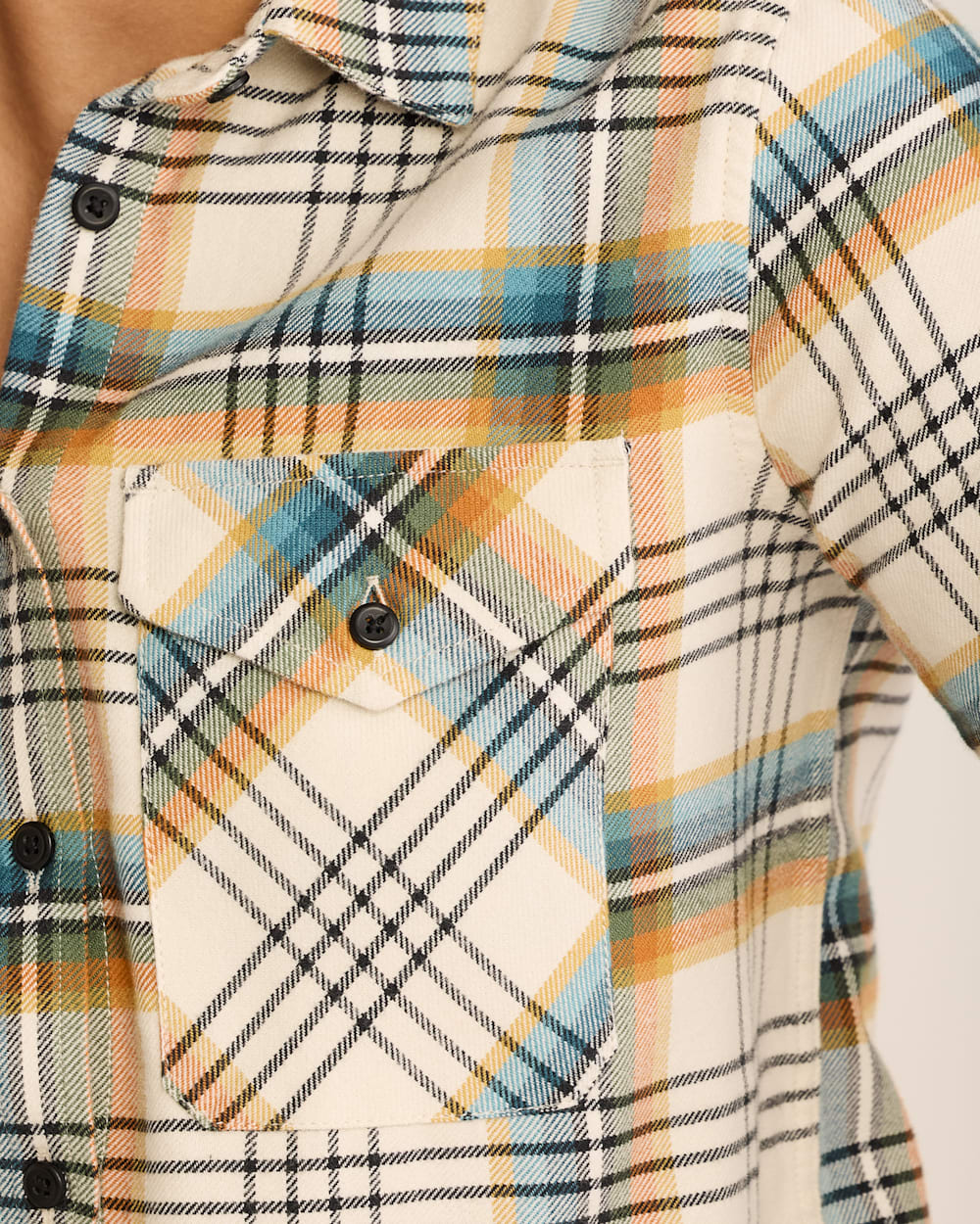 WOMEN'S PLAID MADISON DOUBLEBRUSHED FLANNEL SHIRT