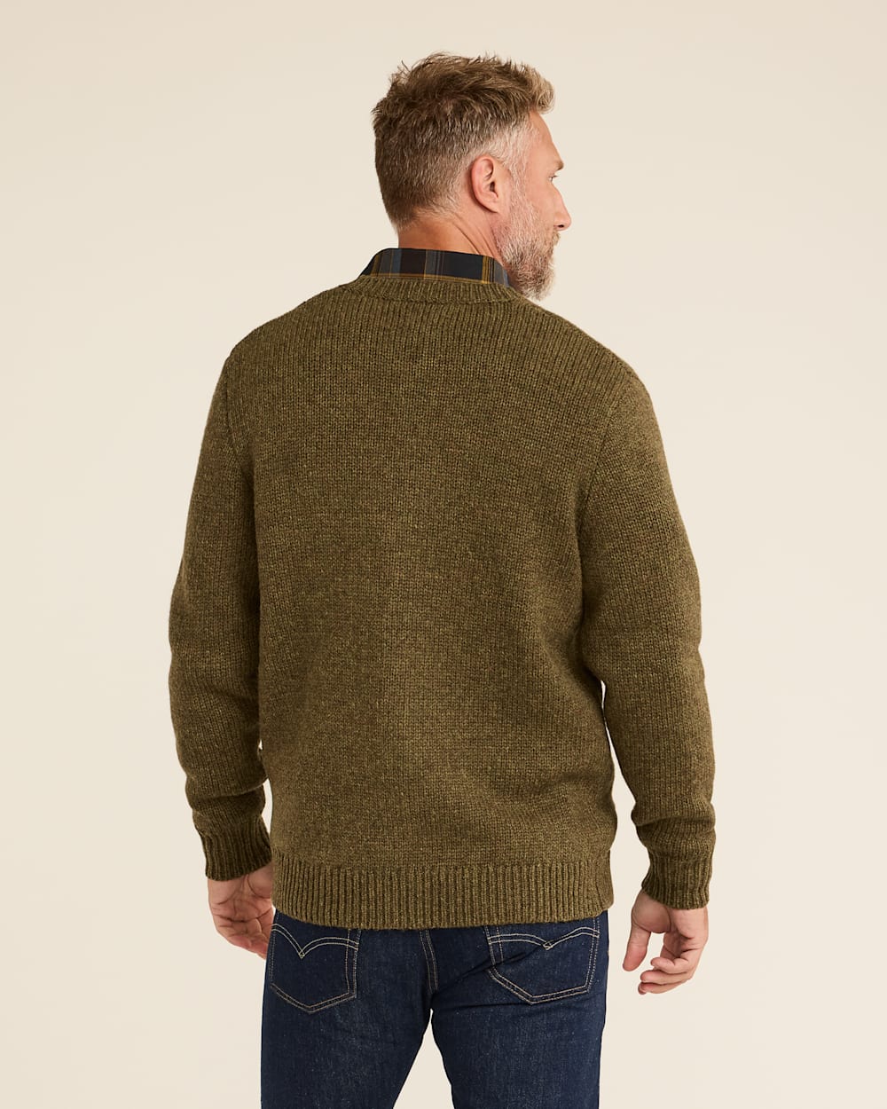 MEN'S SHETLAND COLLECTION CARDIGAN
