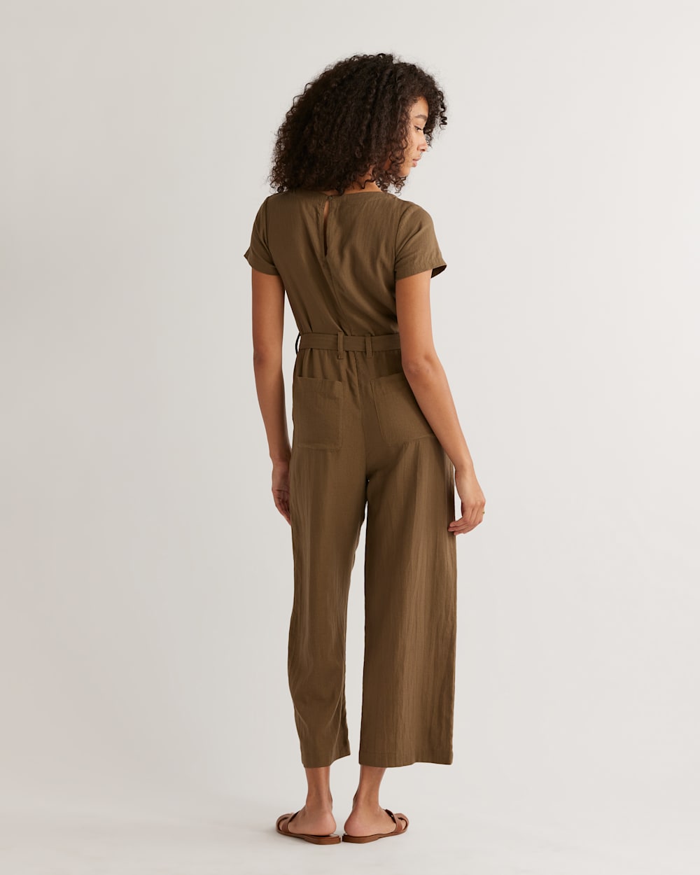 WOMEN'S LILA LINEN-BLEND JUMPSUIT