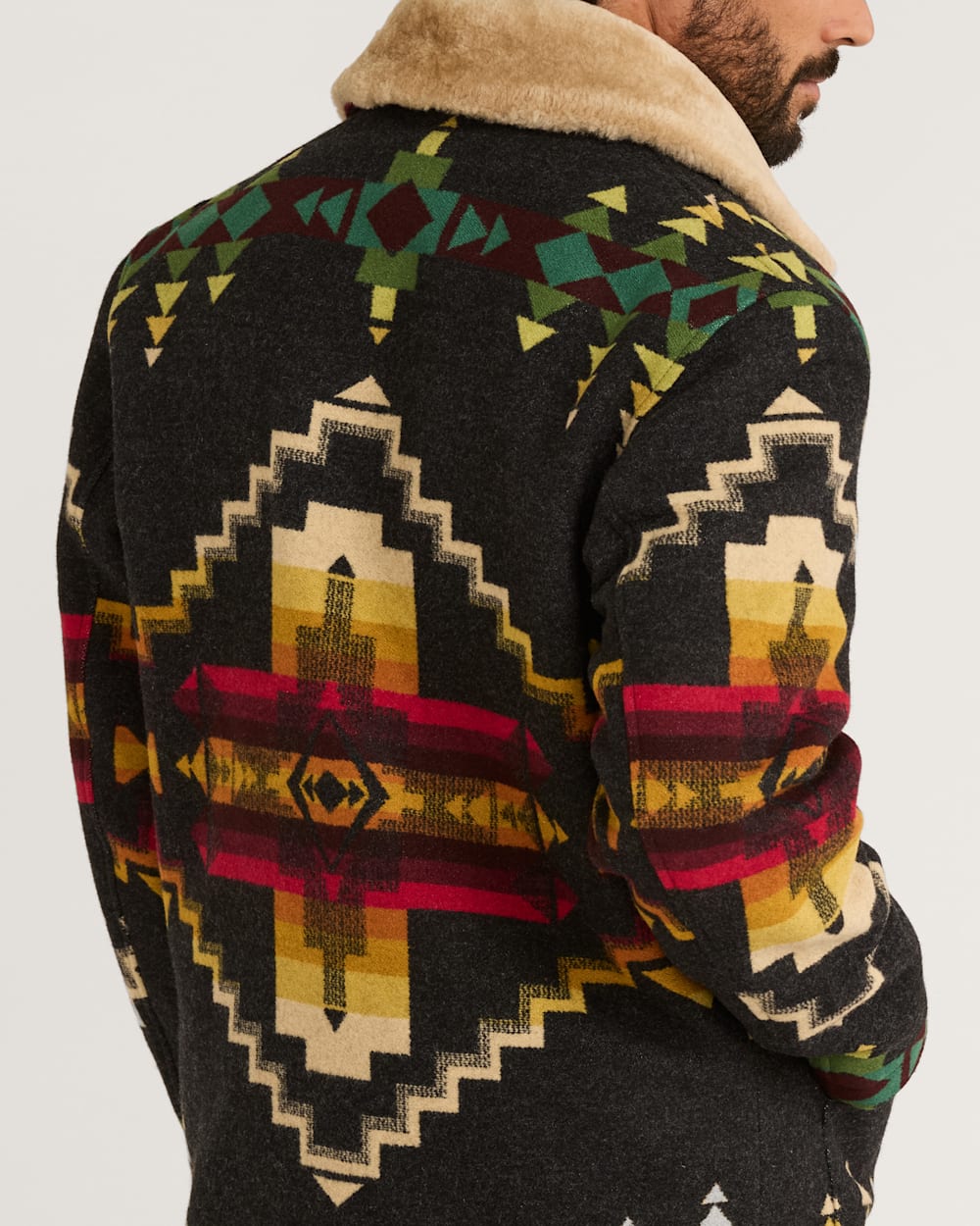 MEN'S BROWNSVILLE SHEARLING COLLAR COAT