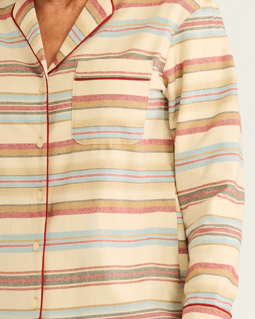 WOMEN'S BRIDGER STRIPE FLANNEL PAJAMA SET