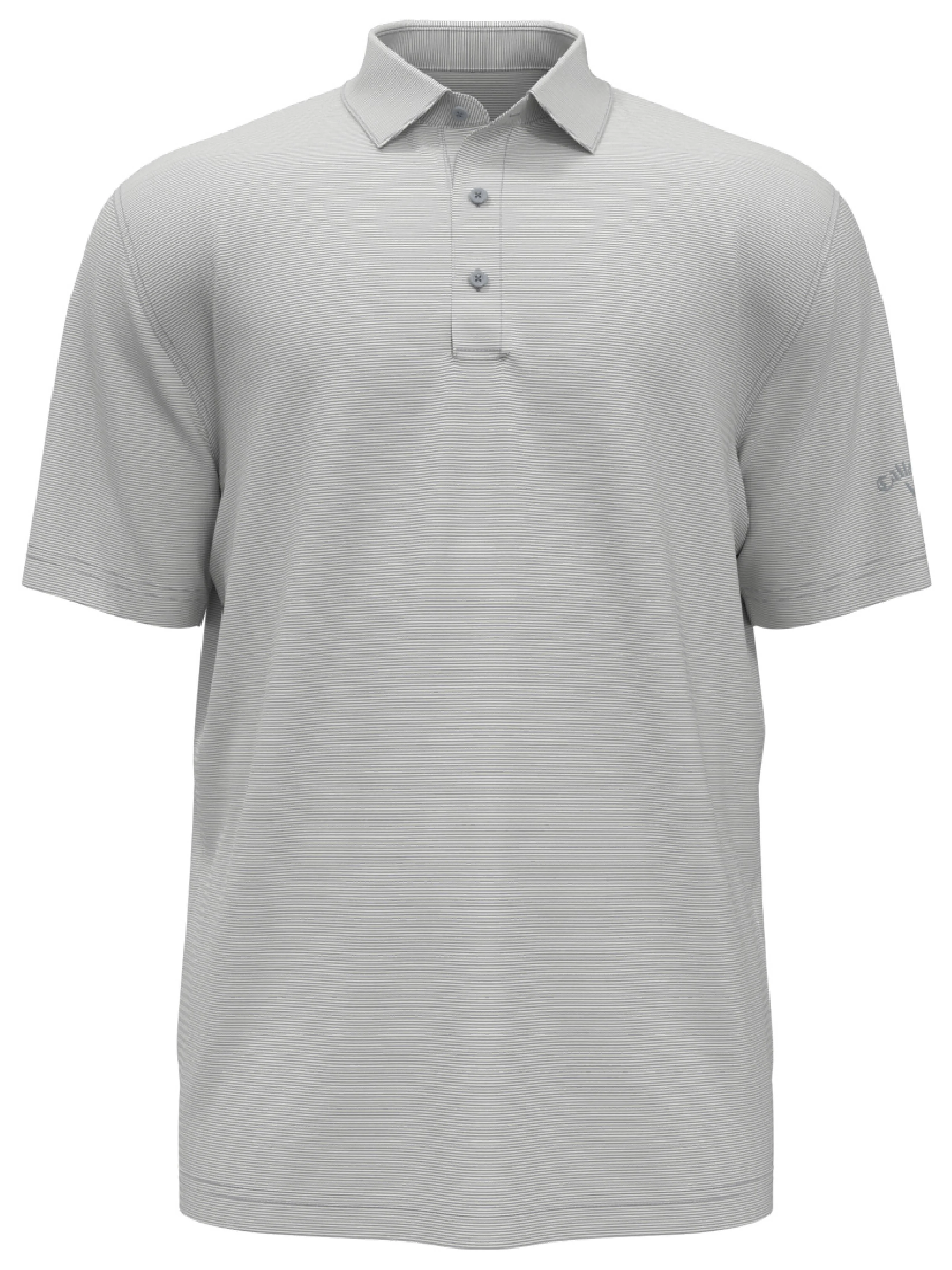 Mens Fine Line Stripe Golf Polo
