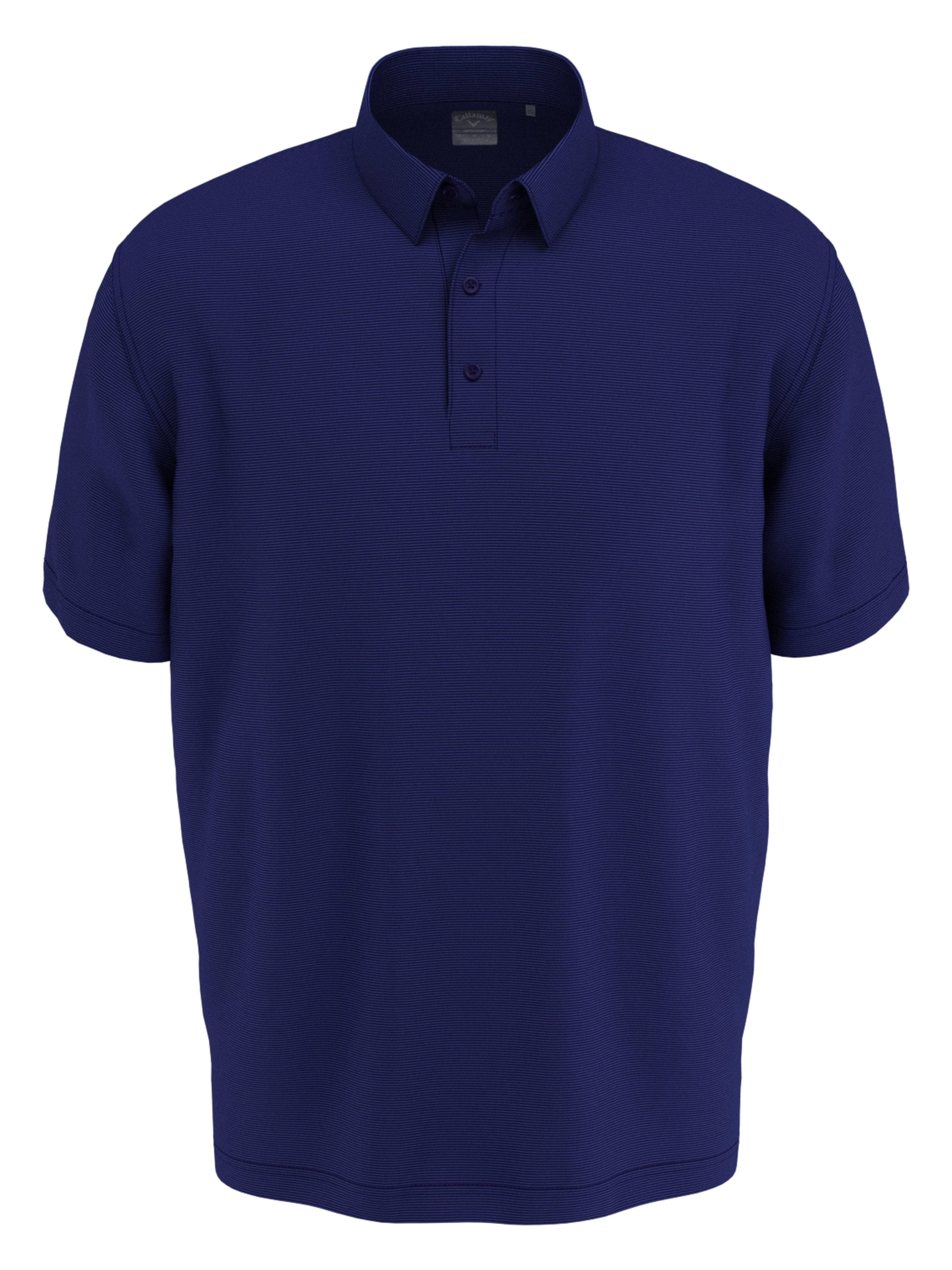 Mens Fine Line Stripe Golf Polo