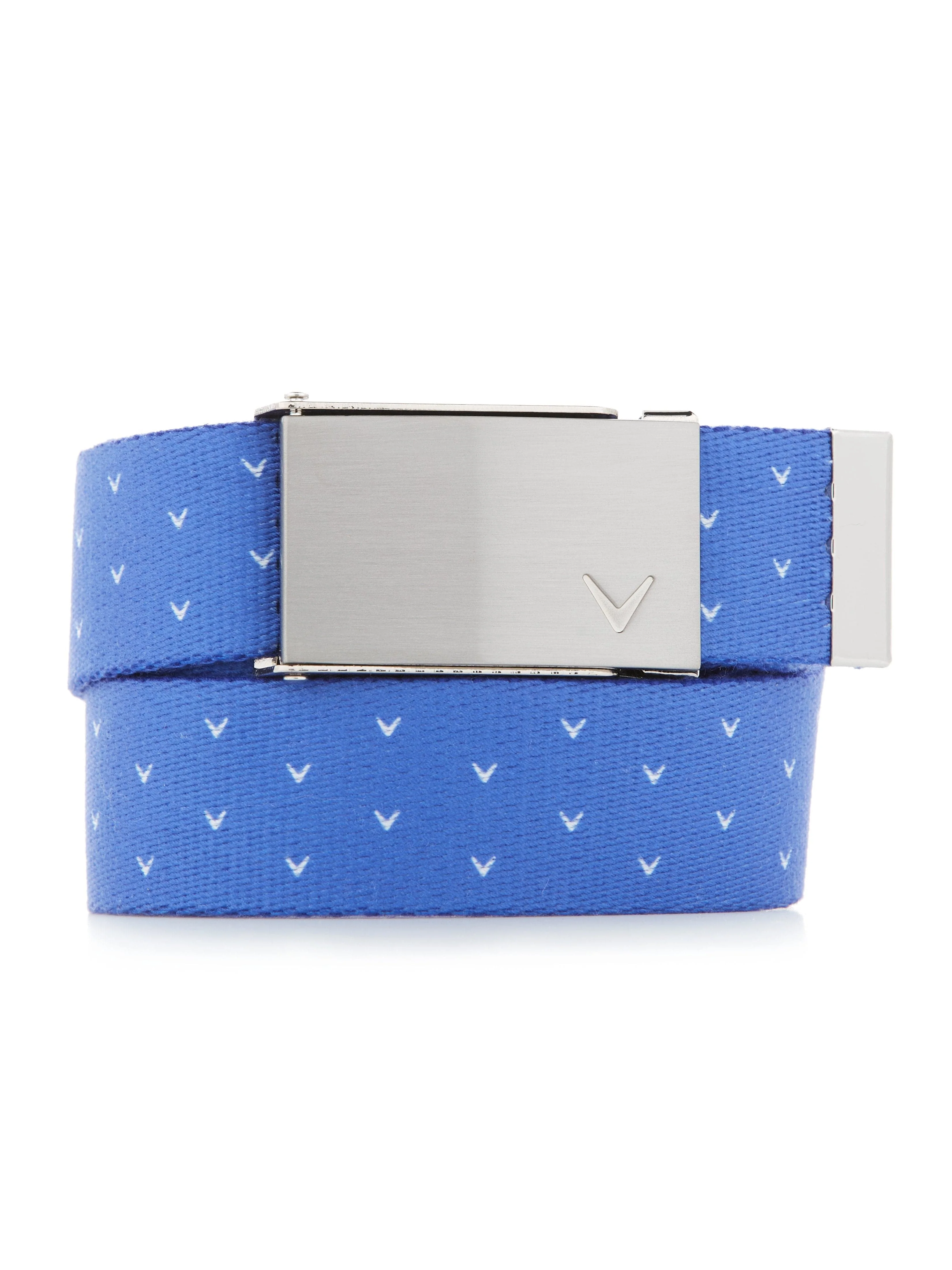Womens Plus Chev Print Web Belt