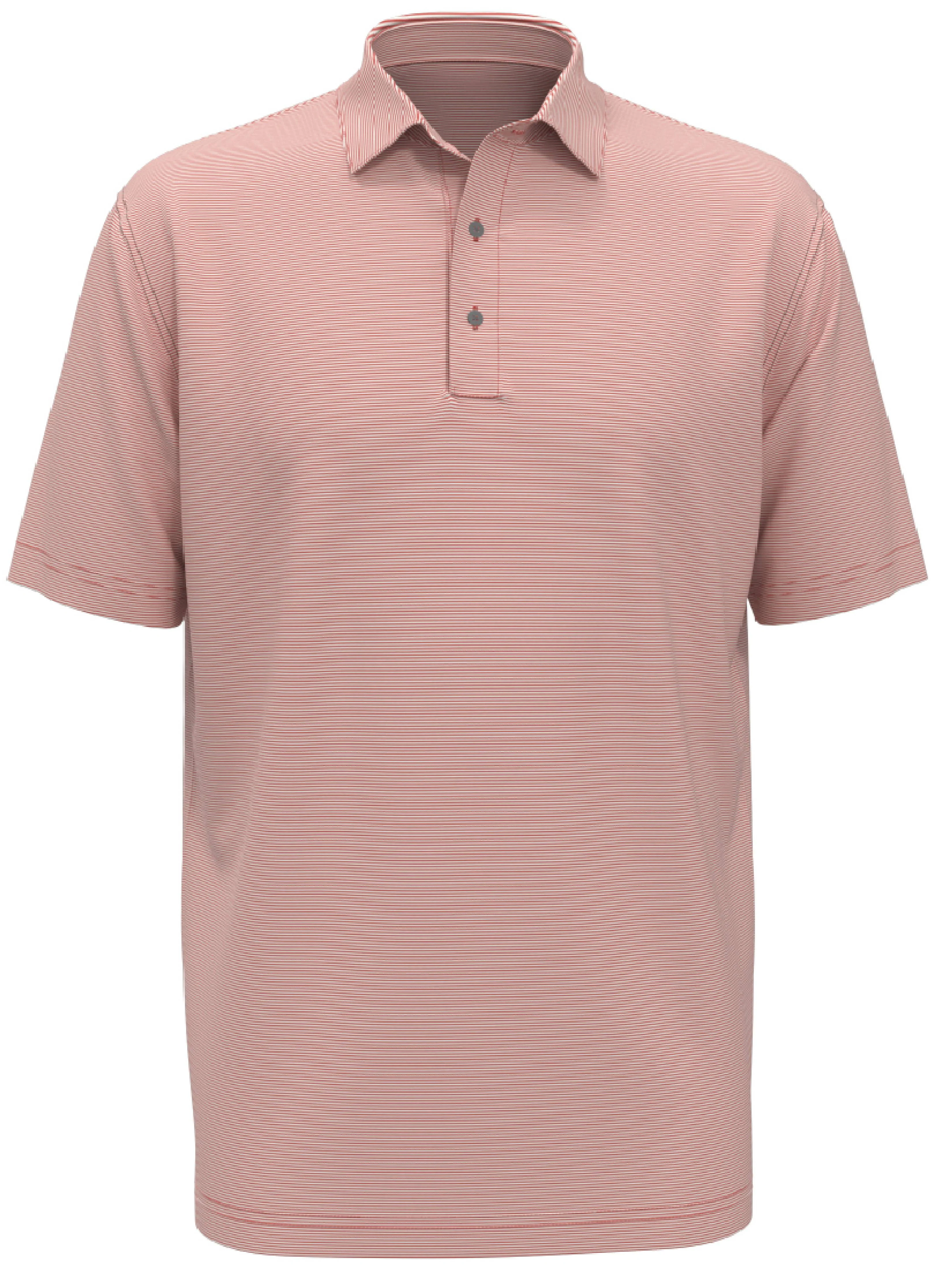 Mens Fine Line Stripe Golf Polo