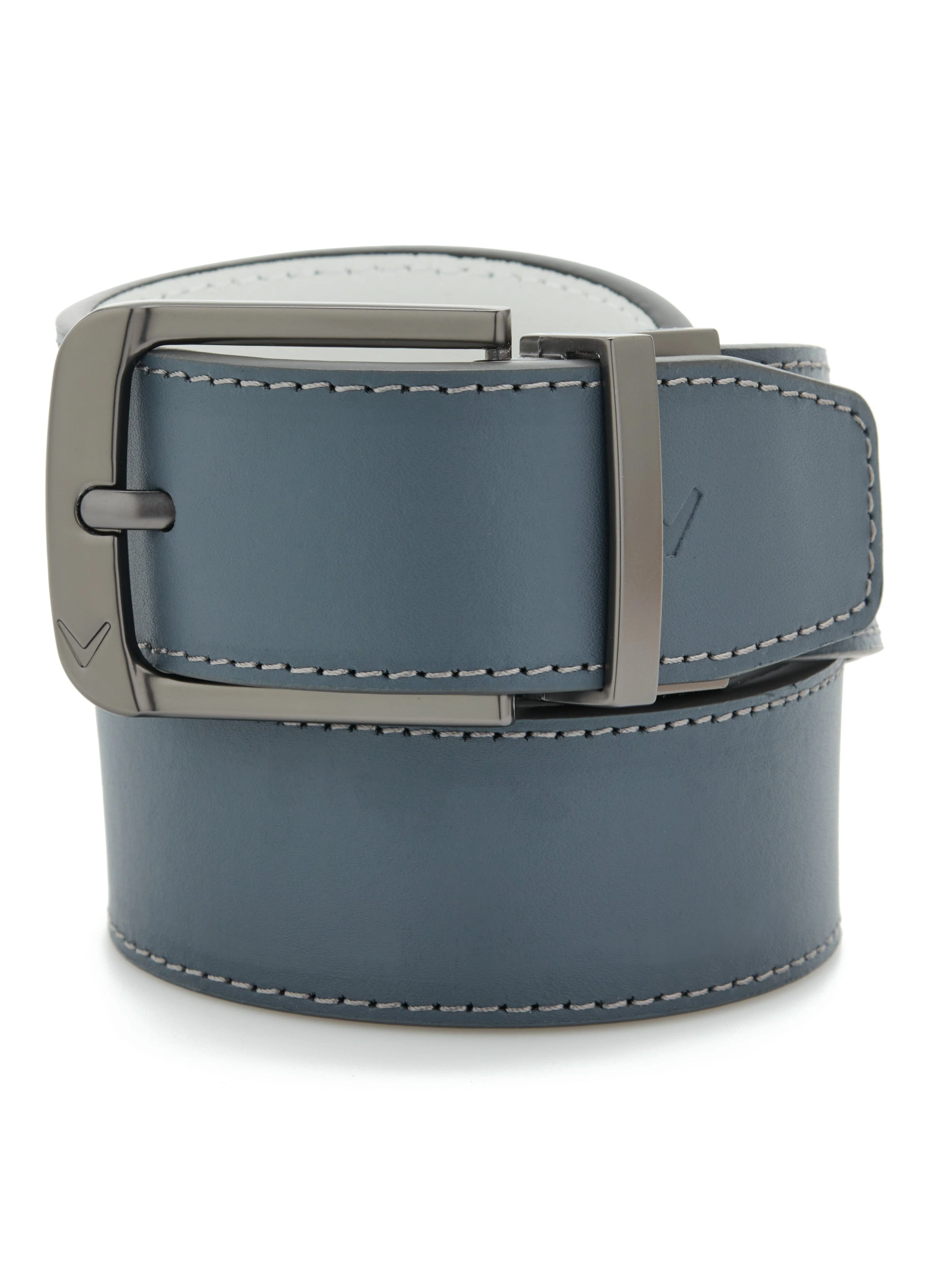 Mens Reversible Leather Golf Belt