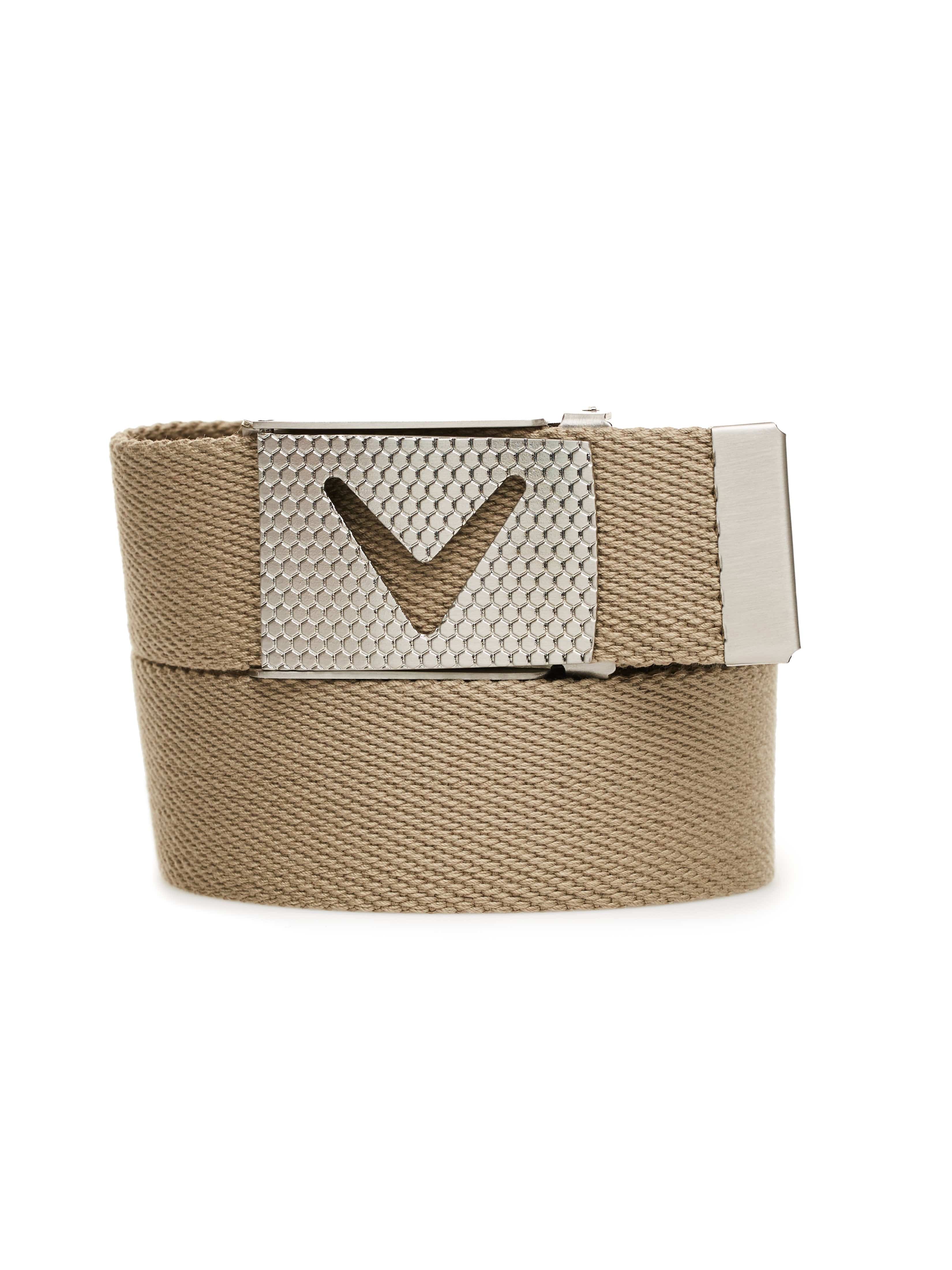 Mens Webbed Chev Belt