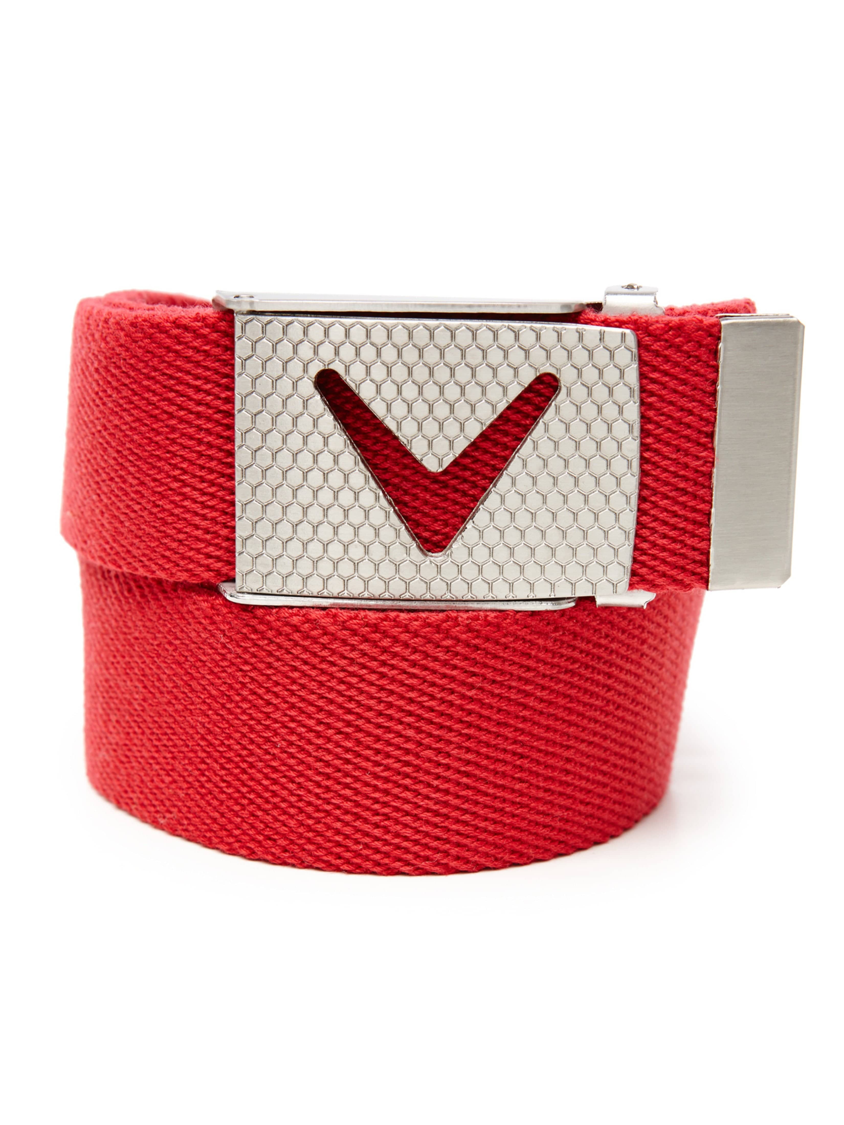 Mens Webbed Chev Belt
