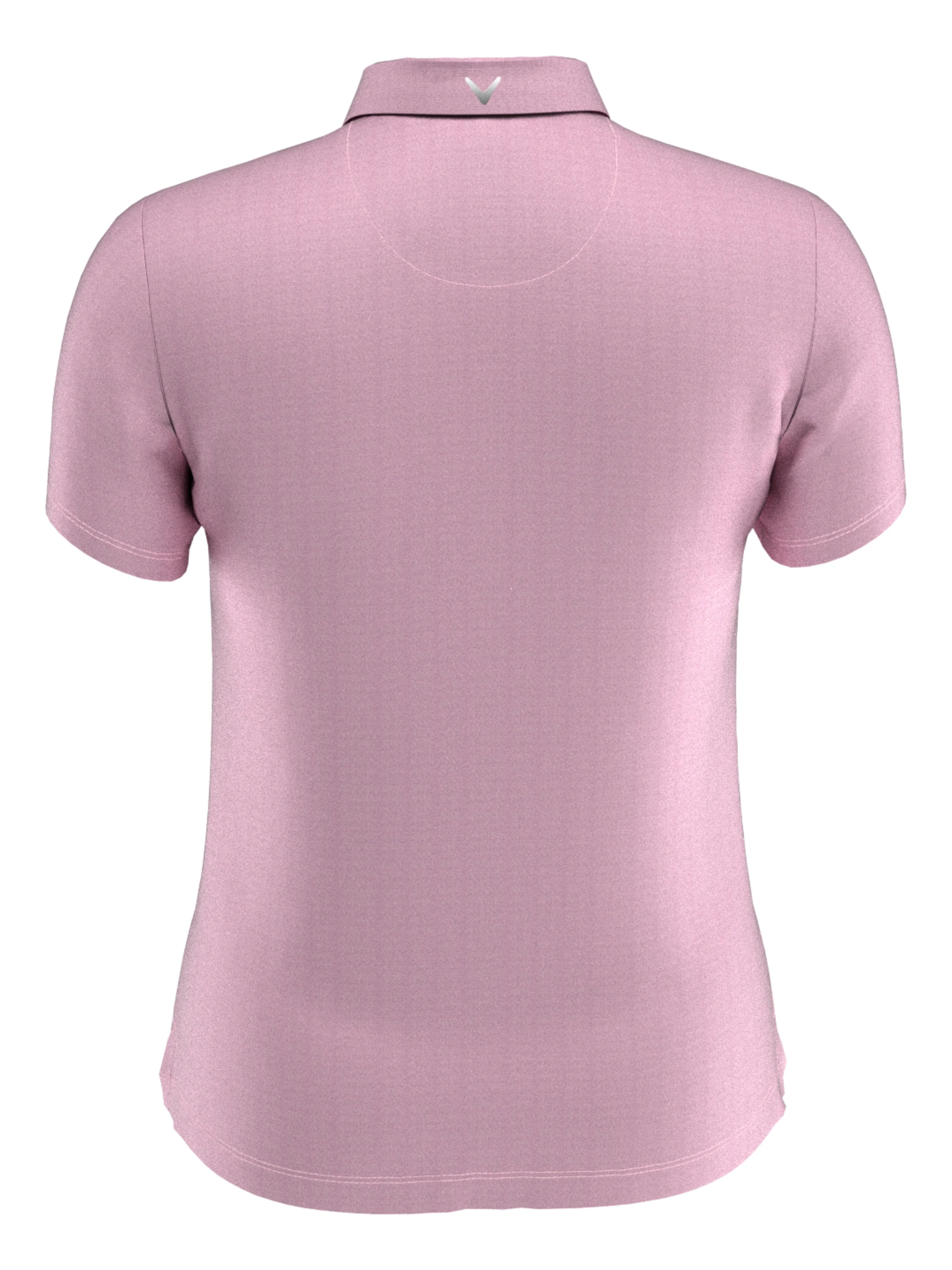 Womens Quarter Zip Short Sleeve Heather Golf Polo Shirt