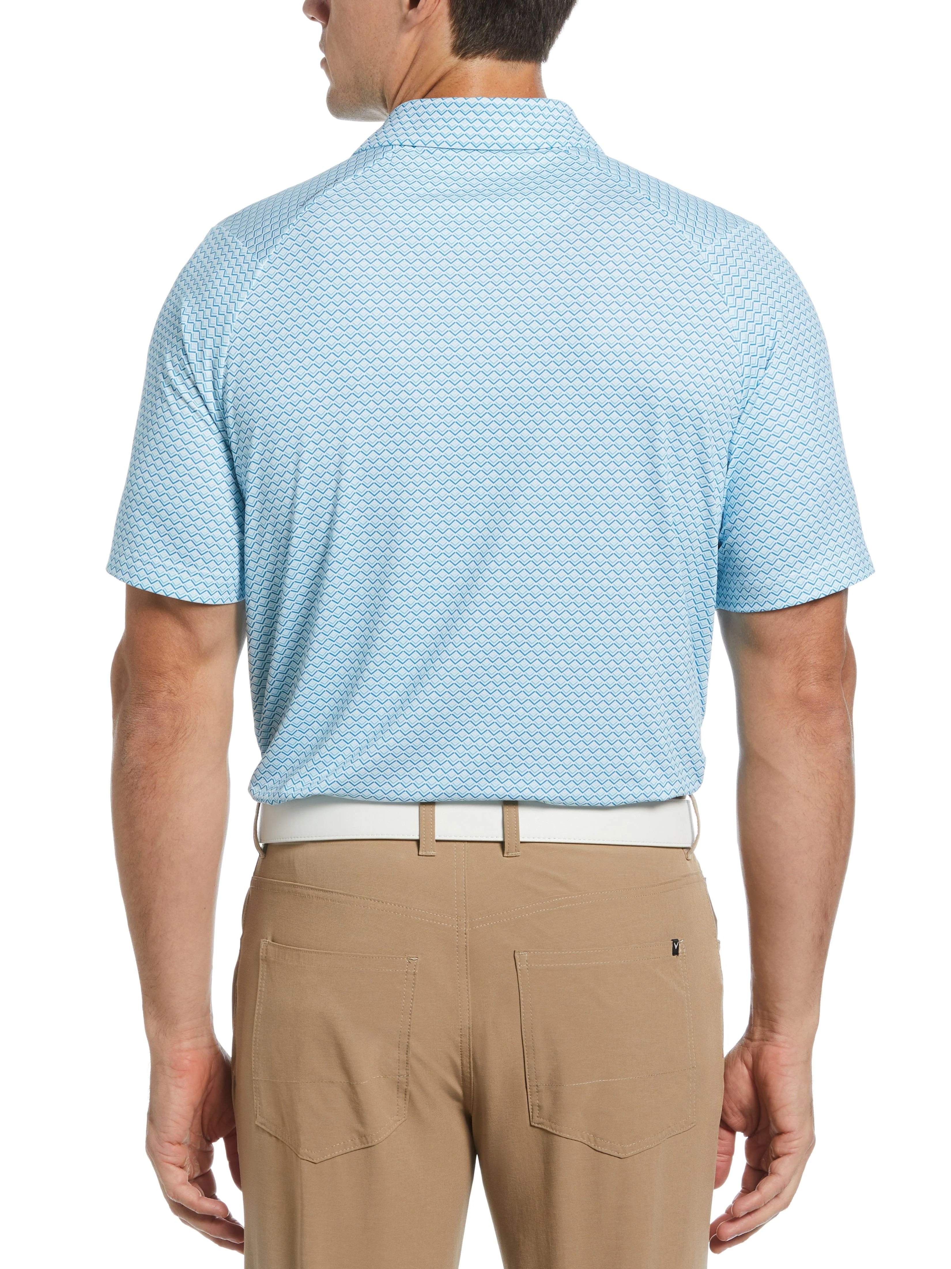Big & Tall Chevron Printed Polo
