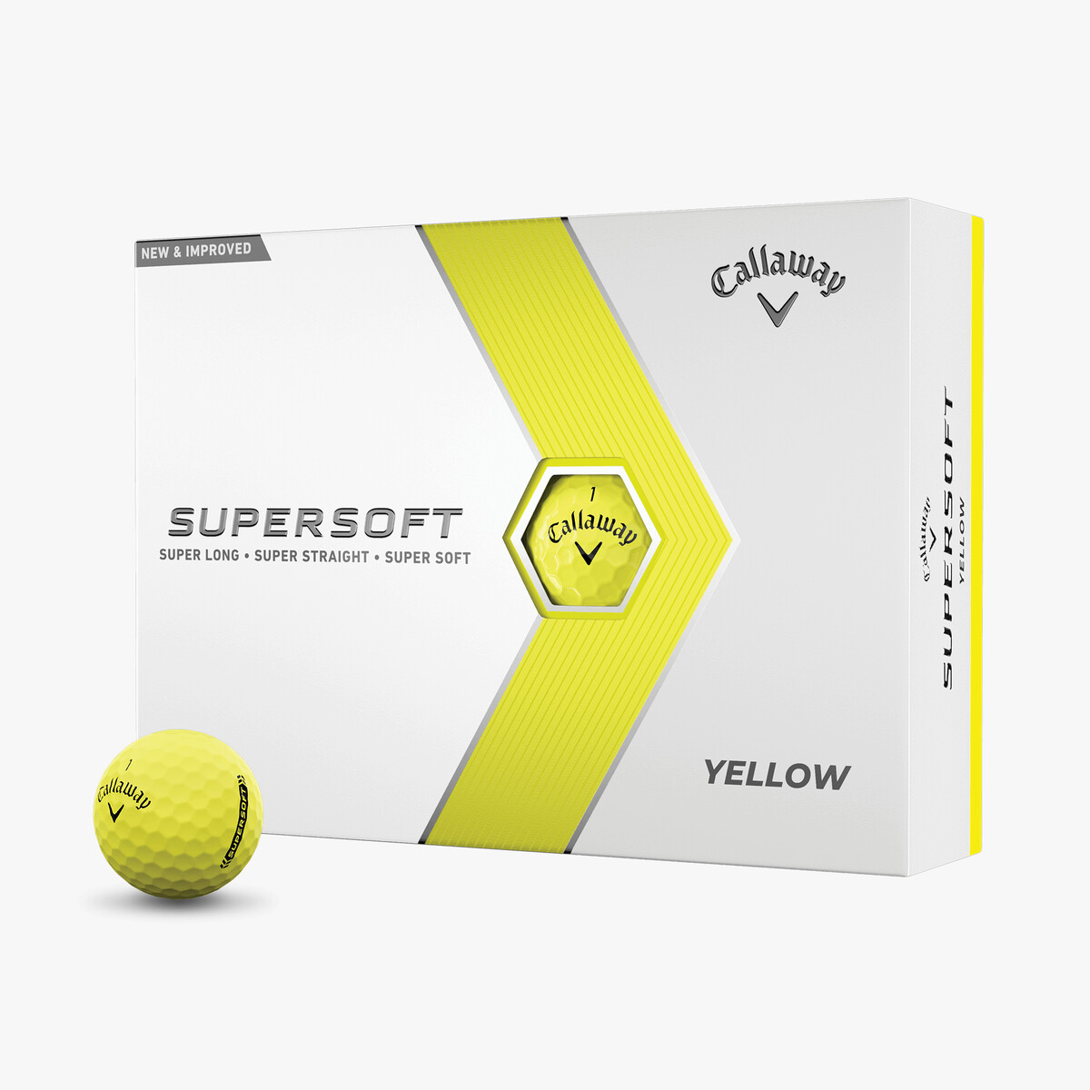 Supersoft Yellow Golf Balls