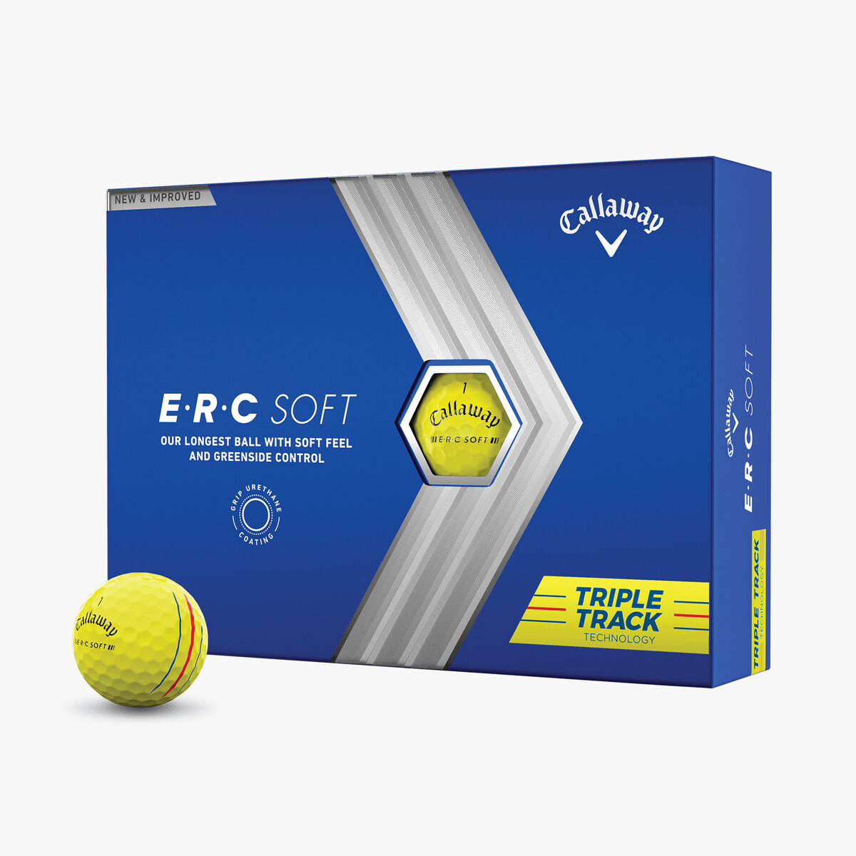 E•R•C Soft Yellow Golf Balls