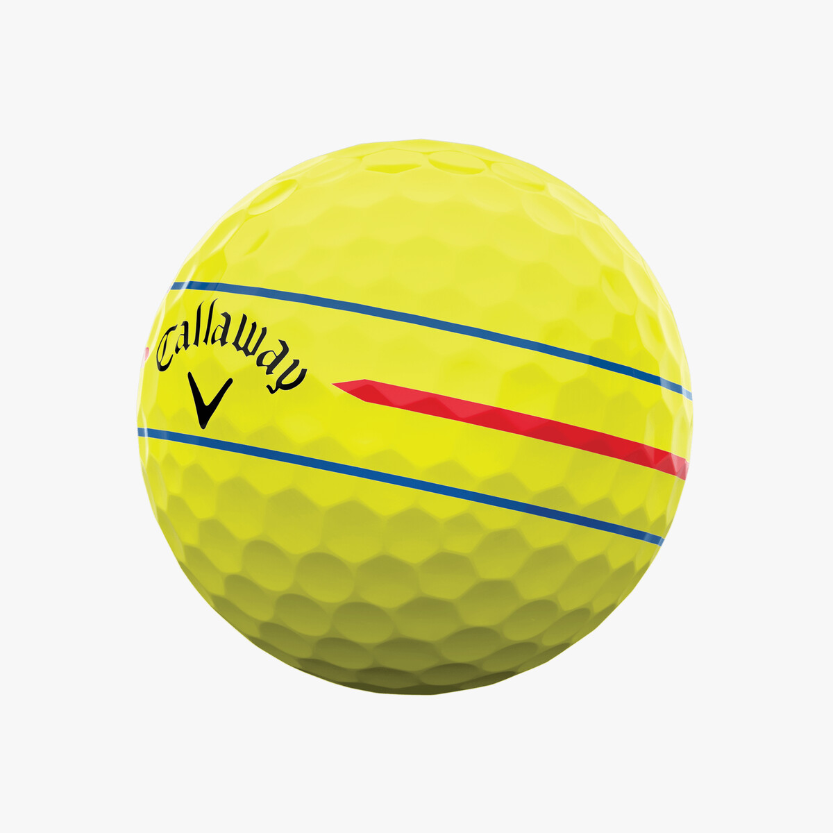 Chrome Tour X 360 Triple Track Yellow Golf Balls