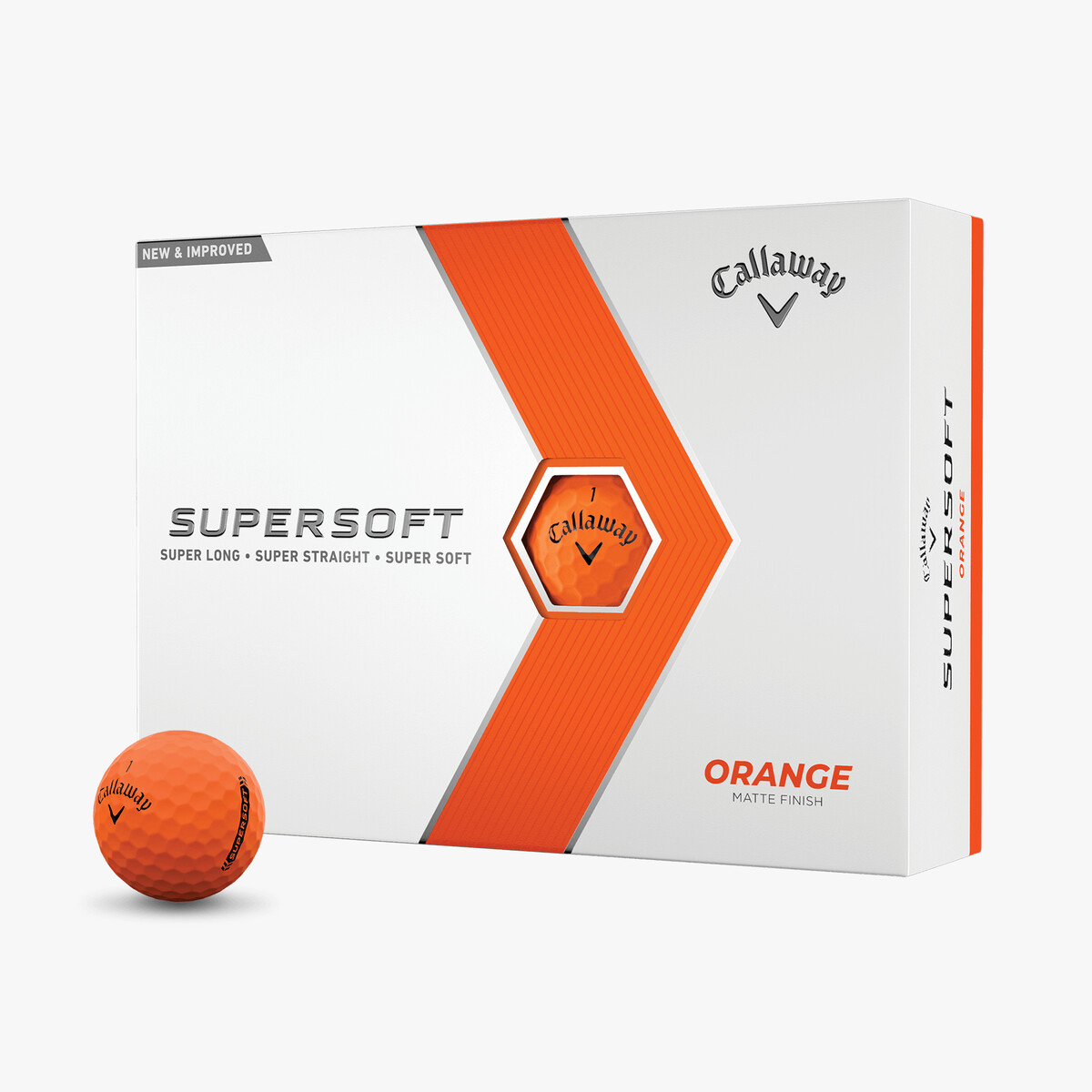 Supersoft Matte Orange Golf Balls