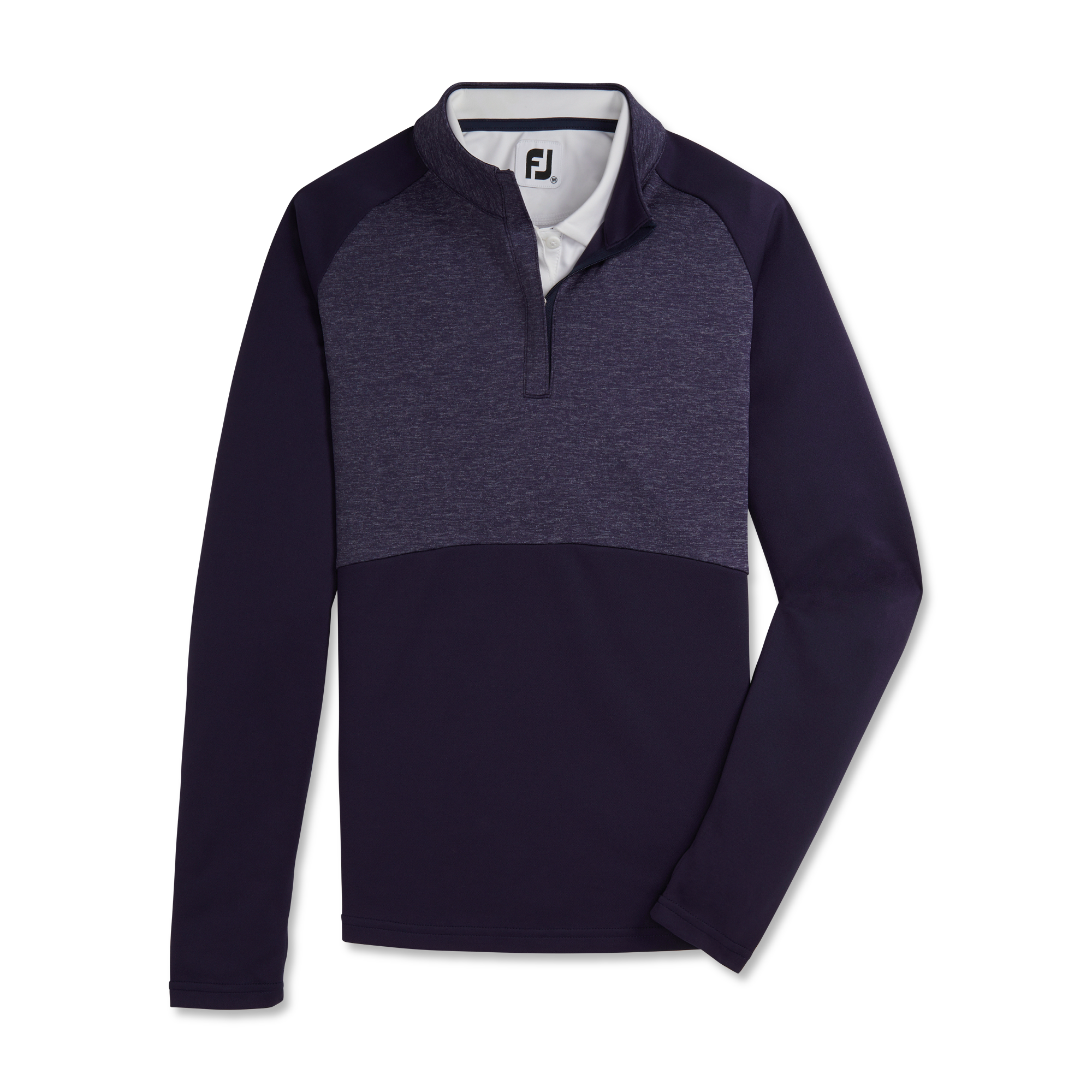 Heather Block Half-Zip Mid-Layer Women