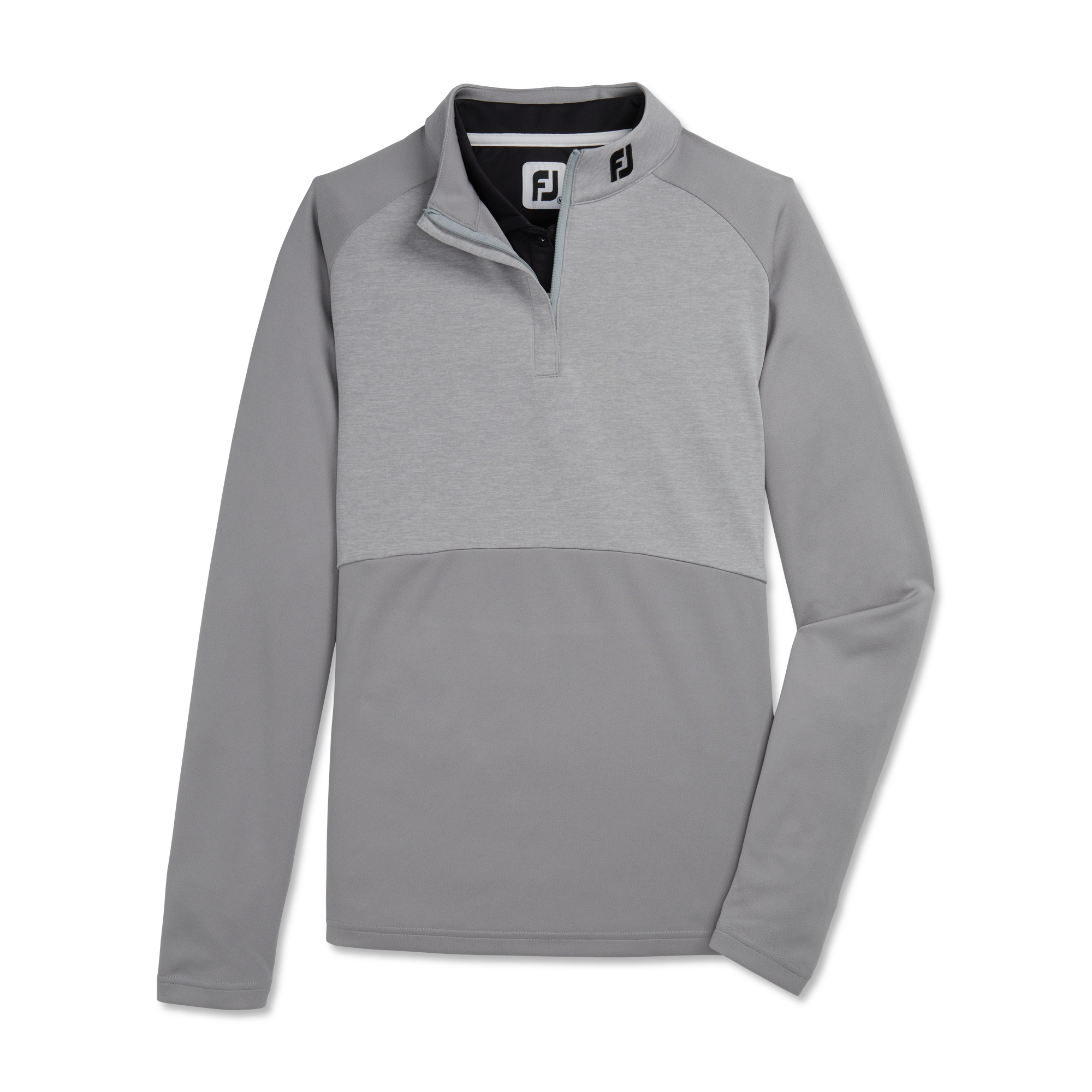 Heather Block Half-Zip Mid-Layer Women - FJ Tour Collar