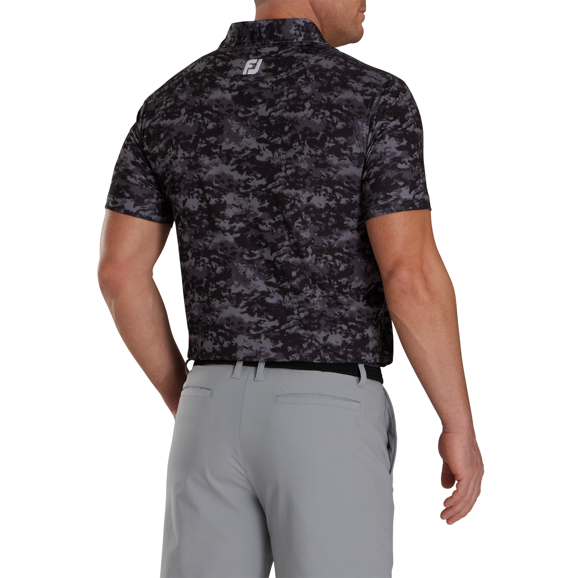 Athletic Fit Cloud Camo Lisle - FJ Tour Collar