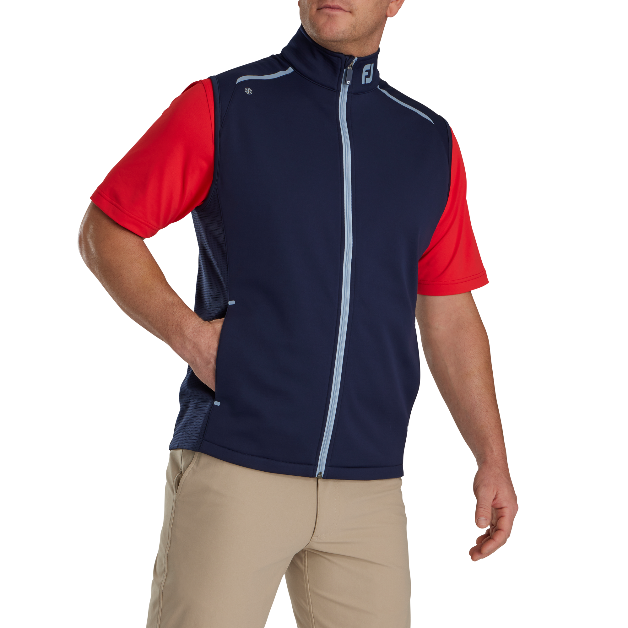ThermoSeries Fleece Back Vest - FJ Tour Collar