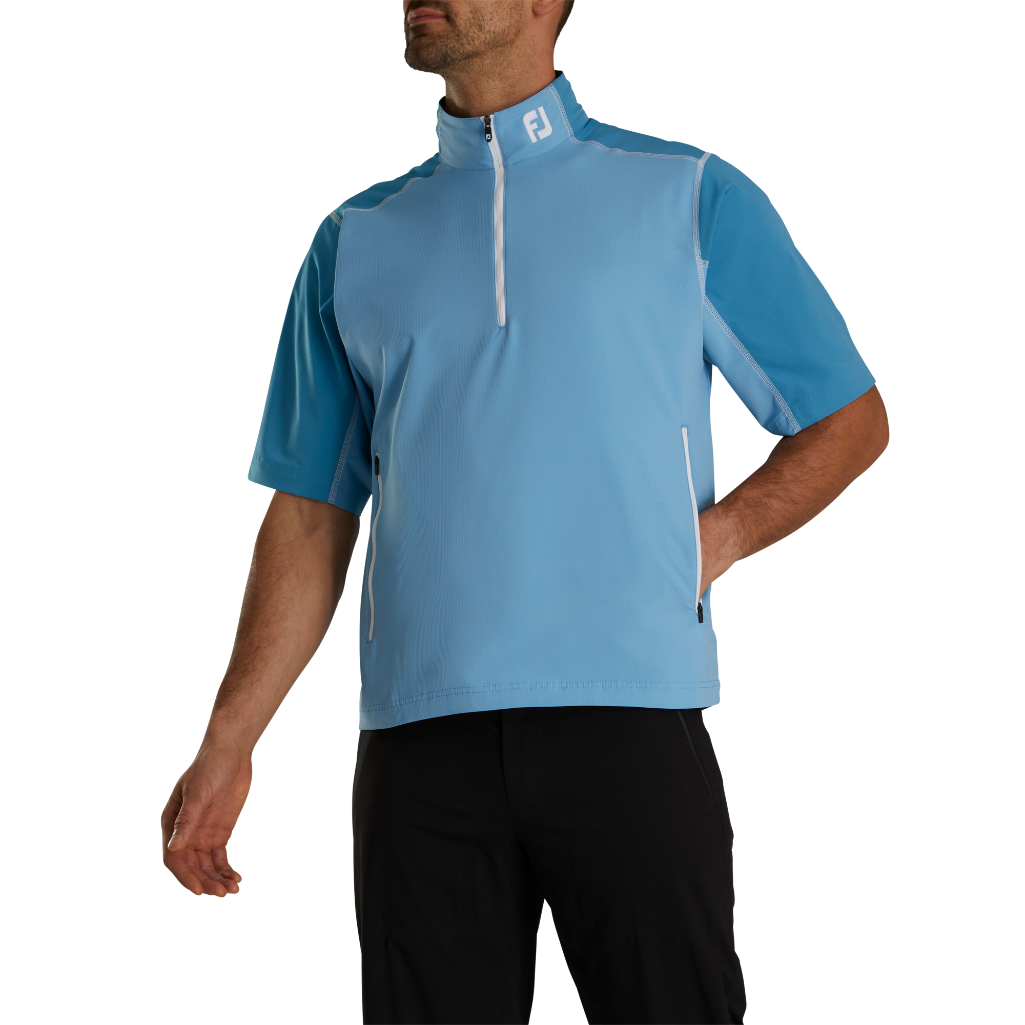 Short Sleeve Sport Windshirt - FJ Tour Collar