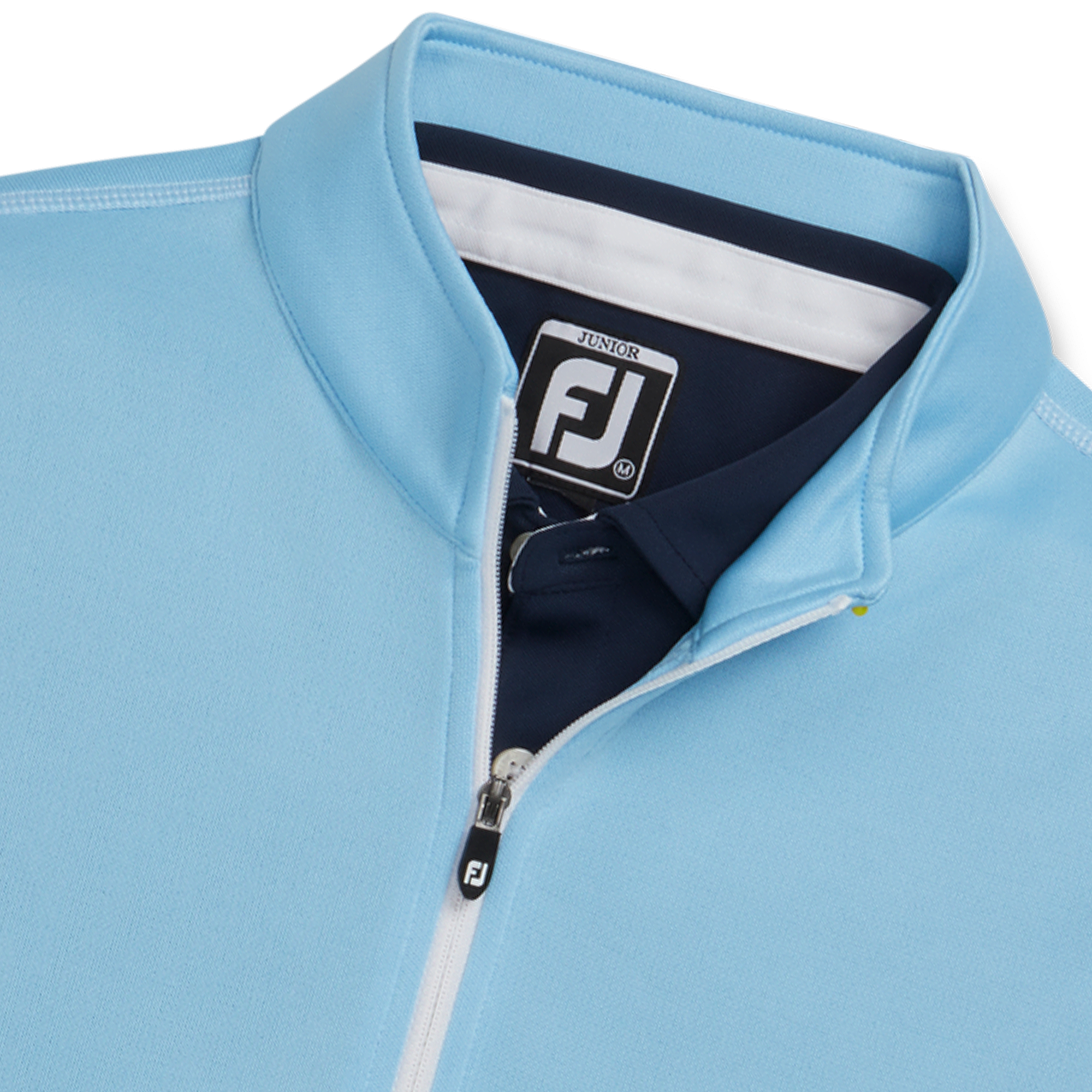 Half-Zip Contrast Stitch Mid-Layer Junior