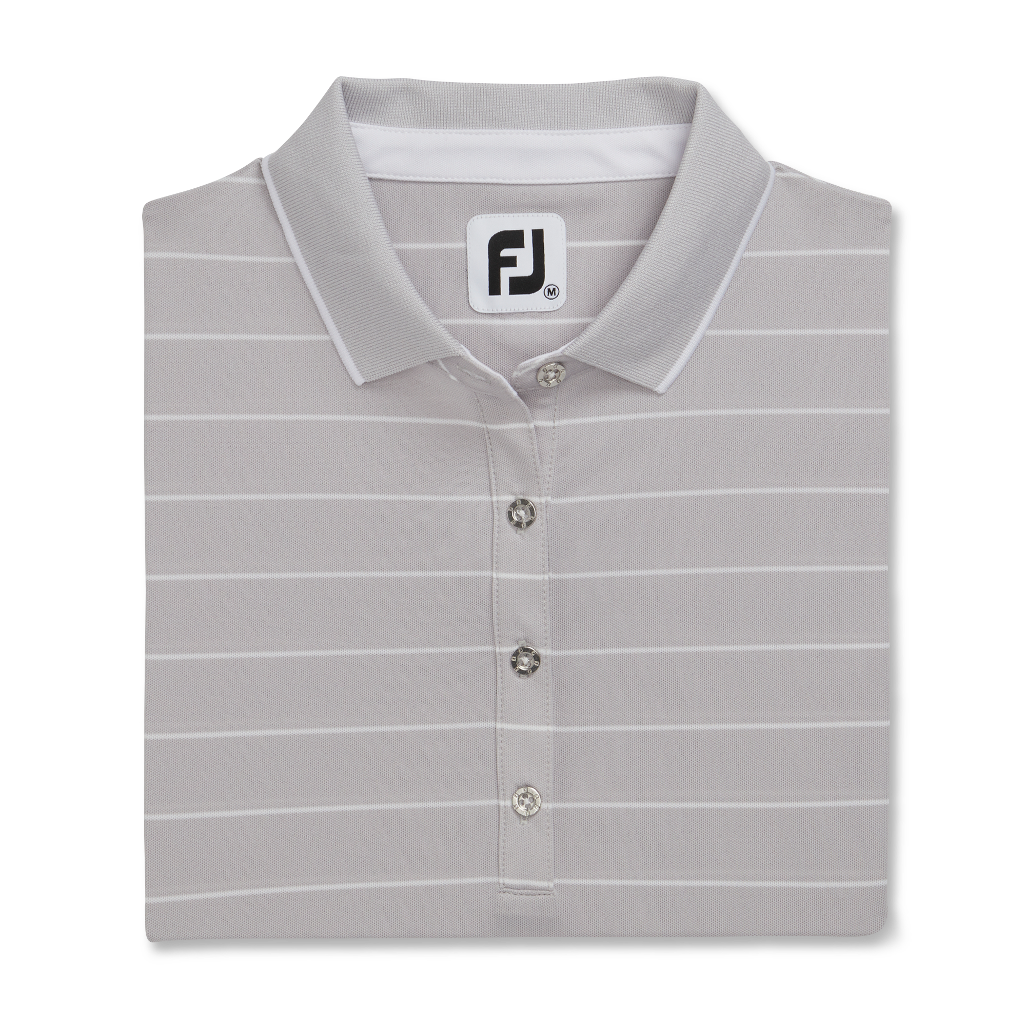 Pique Half Sleeve Pinstripe Women-Previous Season Style
