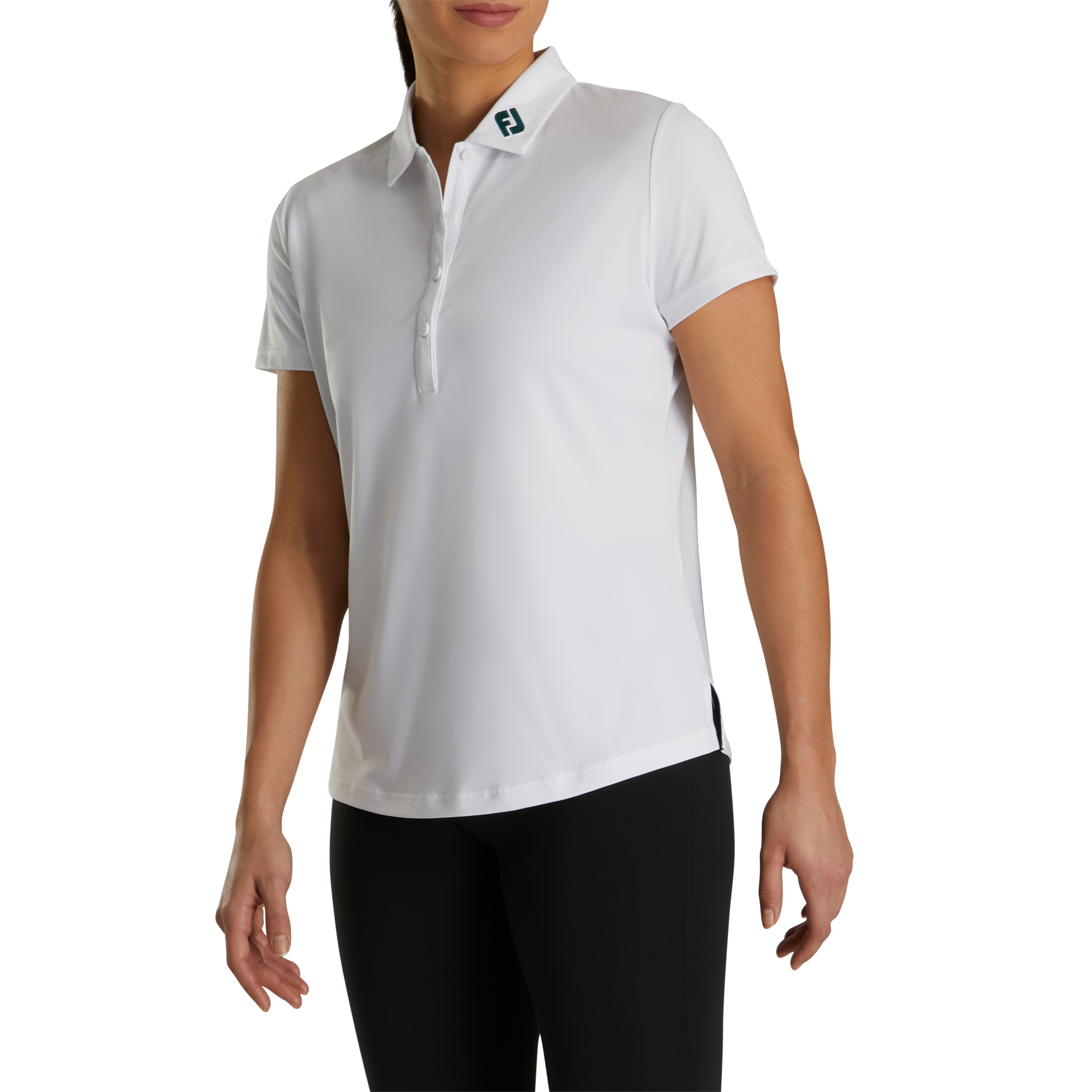 Solid Lisle Self Collar Women - FJ Tour Collar