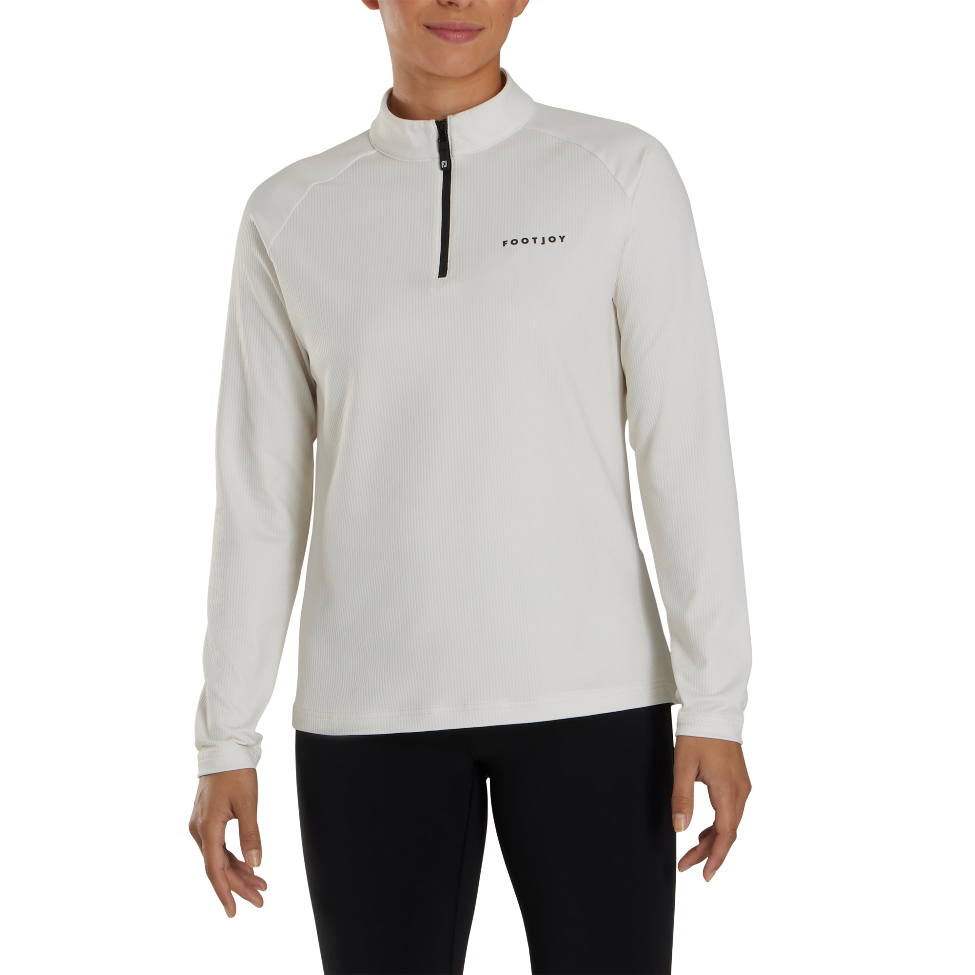 Quarter-Zip Rib Mid-Layer Women