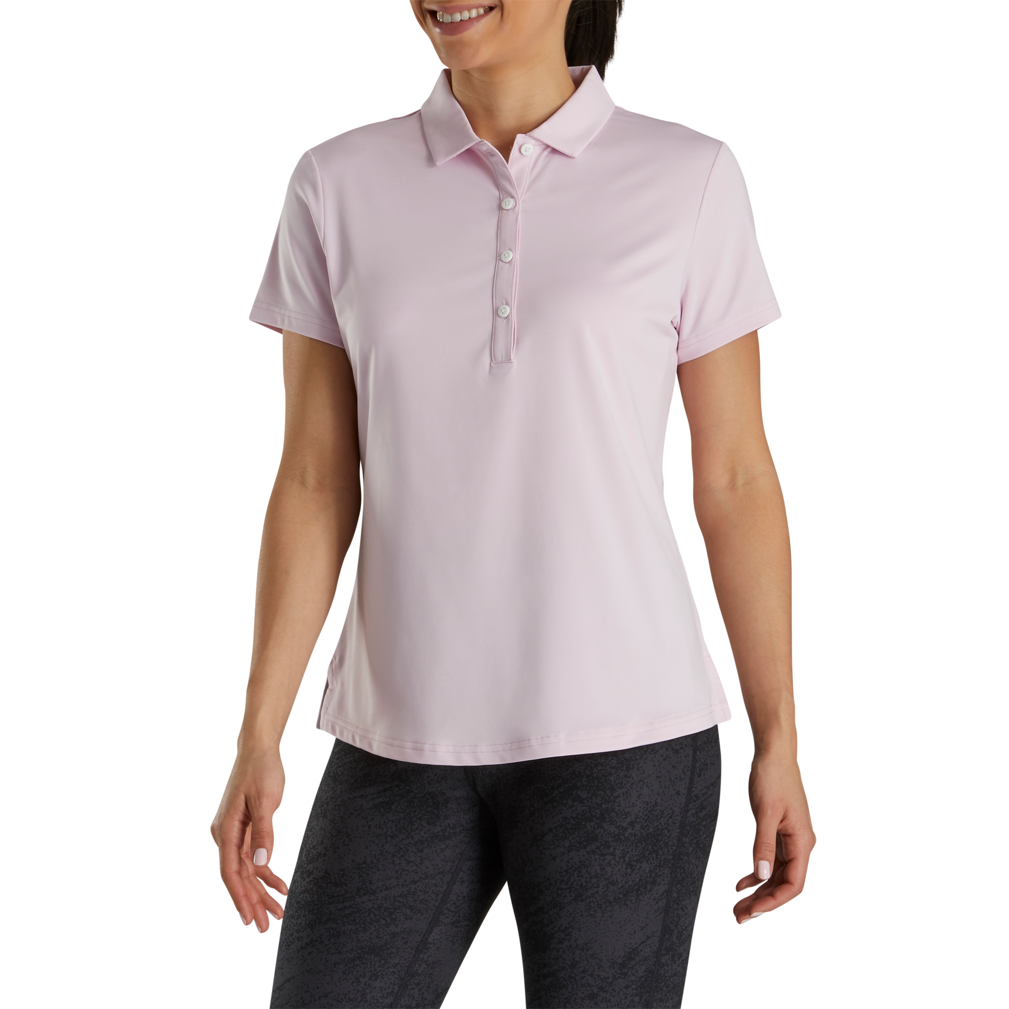 Solid Lisle Self Collar Women