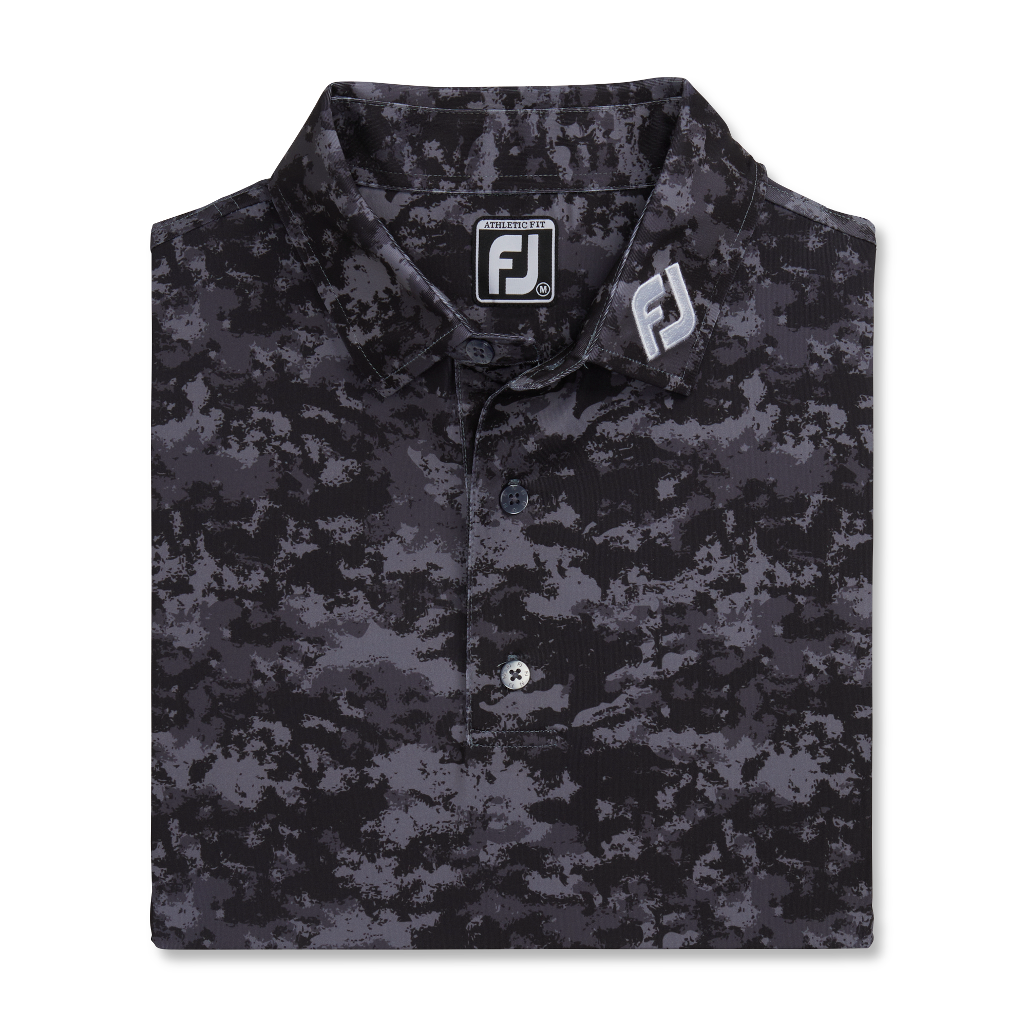 Athletic Fit Cloud Camo Lisle - FJ Tour Collar