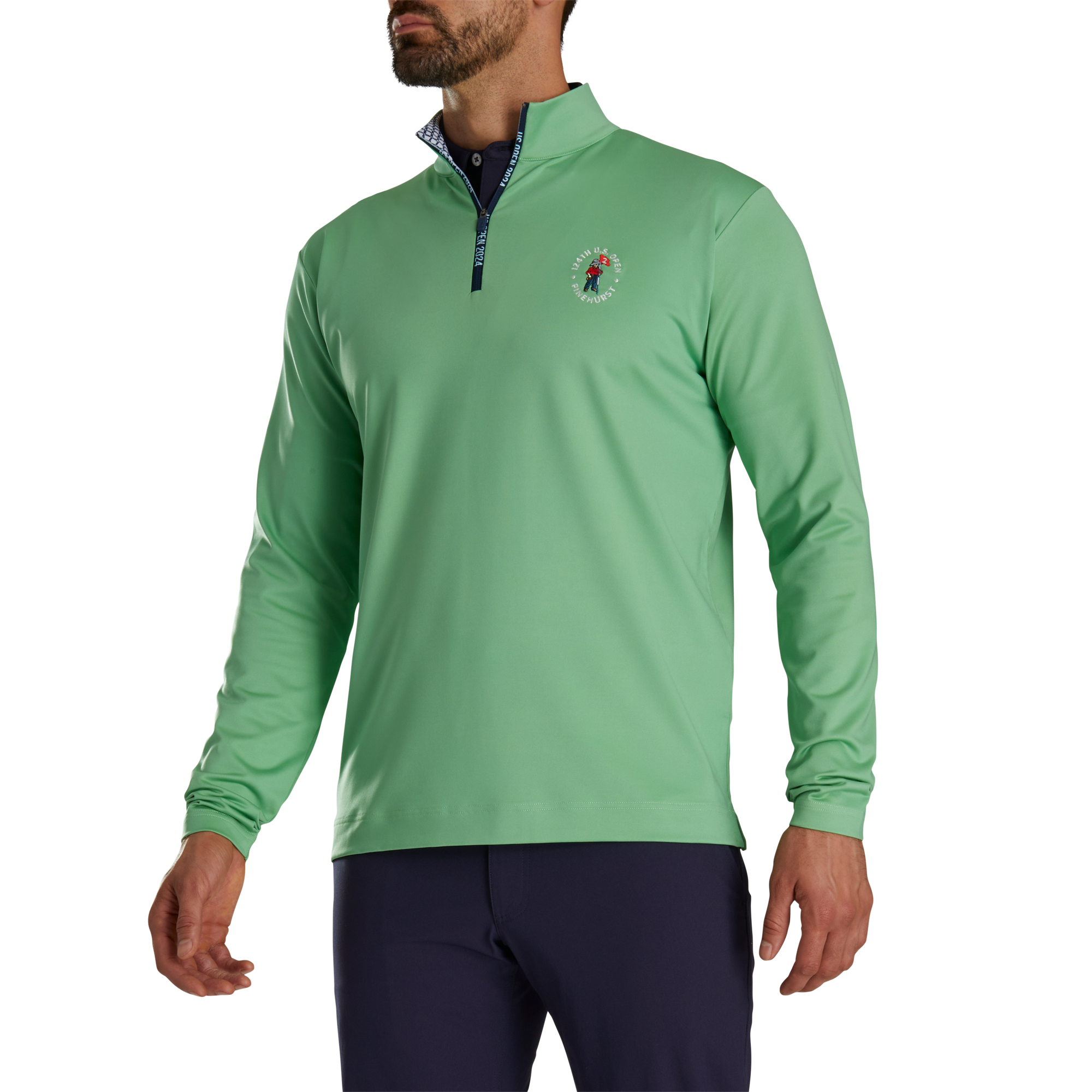 2024 U.S. Open Solid Quarter-Zip Mid-Layer