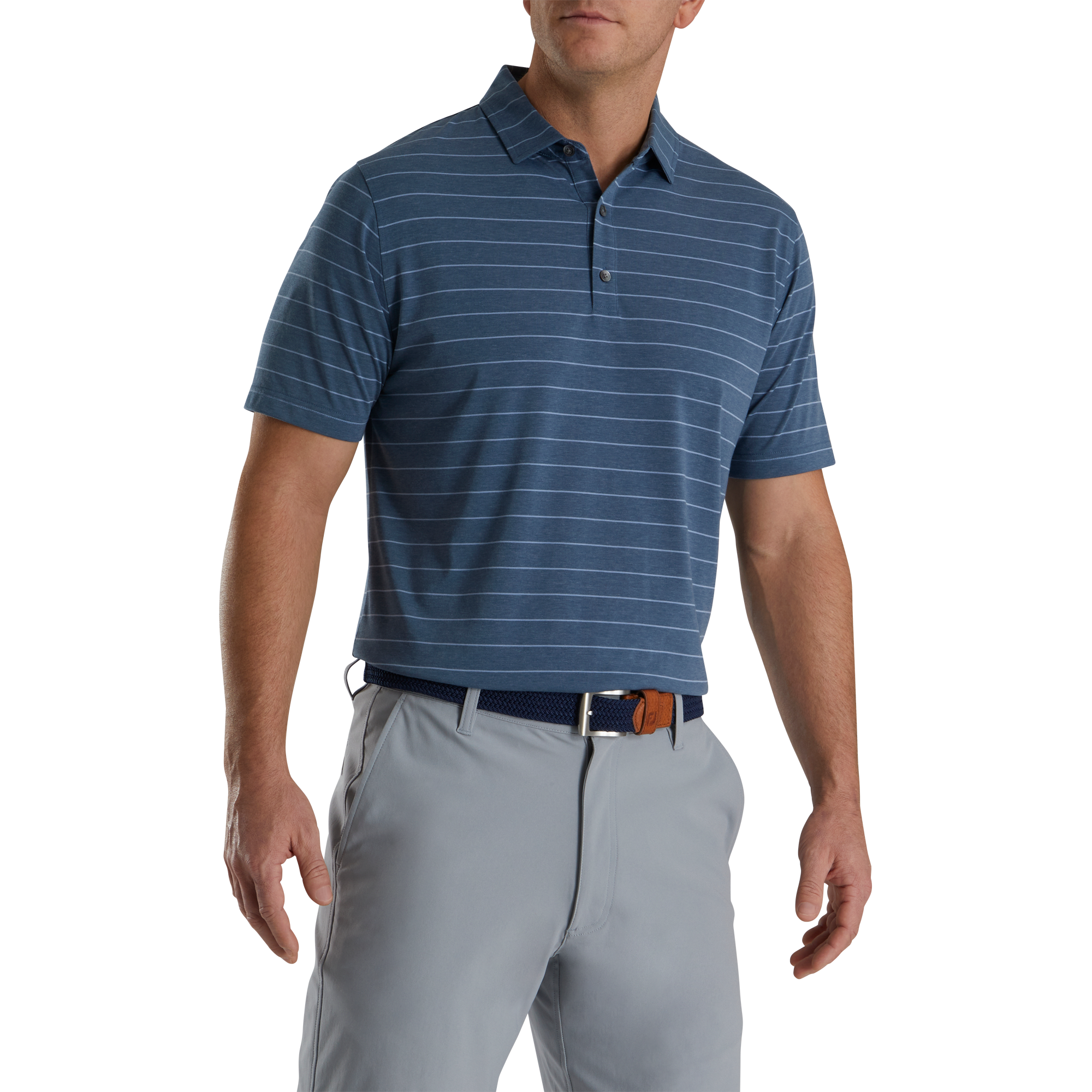 Athletic Fit Open Stripe Jersey