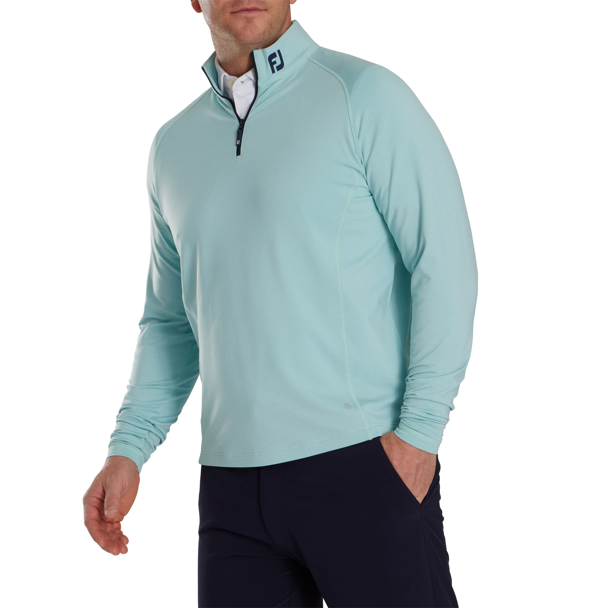 ThermoSeries Heather Brushed Back Mid-Layer - FJ Tour Collar