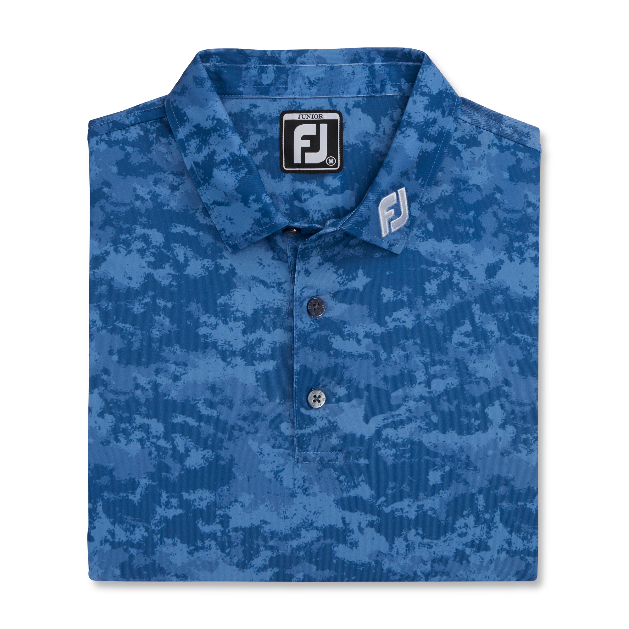 Cloud Camo Shirt Junior - FJ Tour Collar
