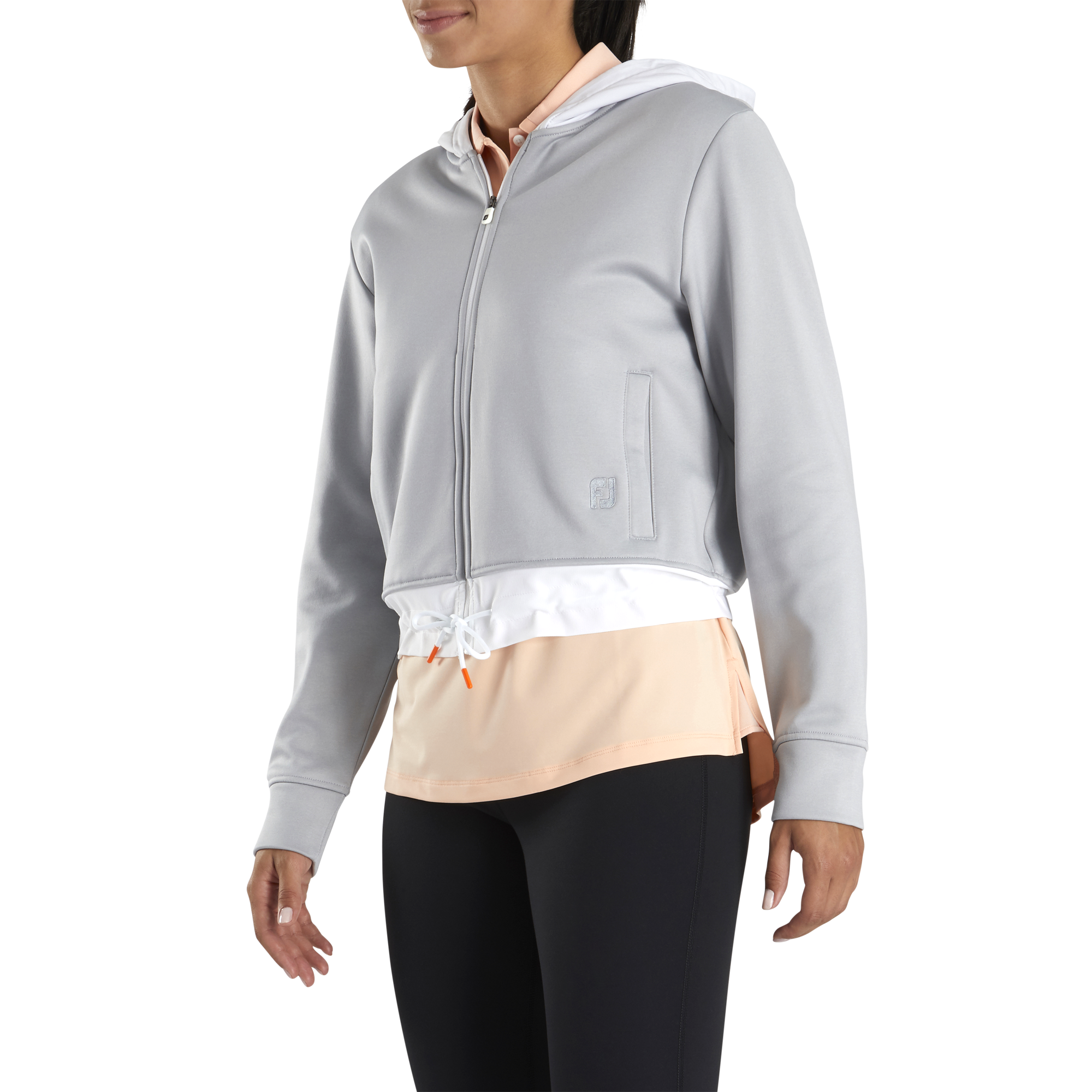 Cropped Fleece Hoodie Women-Previous Season Style