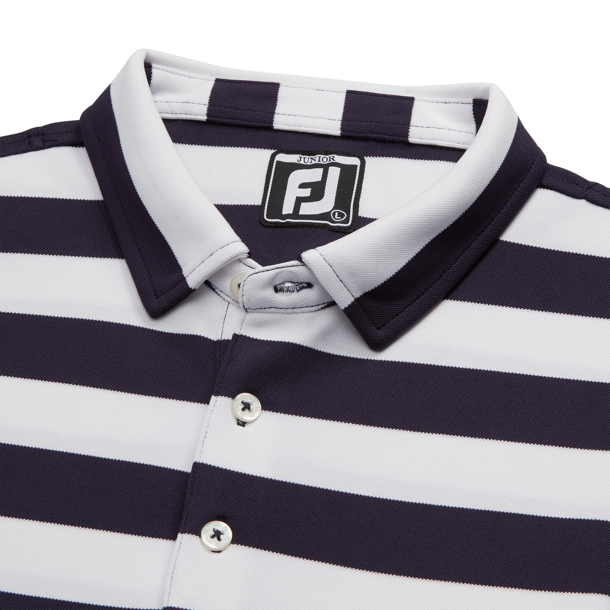 Rugby Stripe Pique Junior