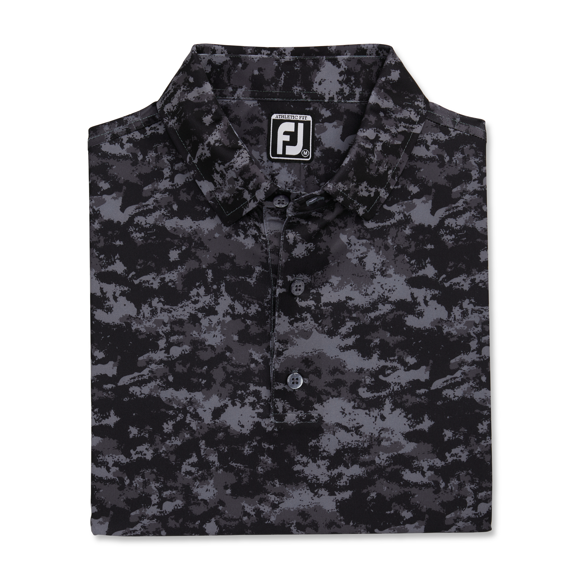 Athletic Fit Cloud Camo Lisle