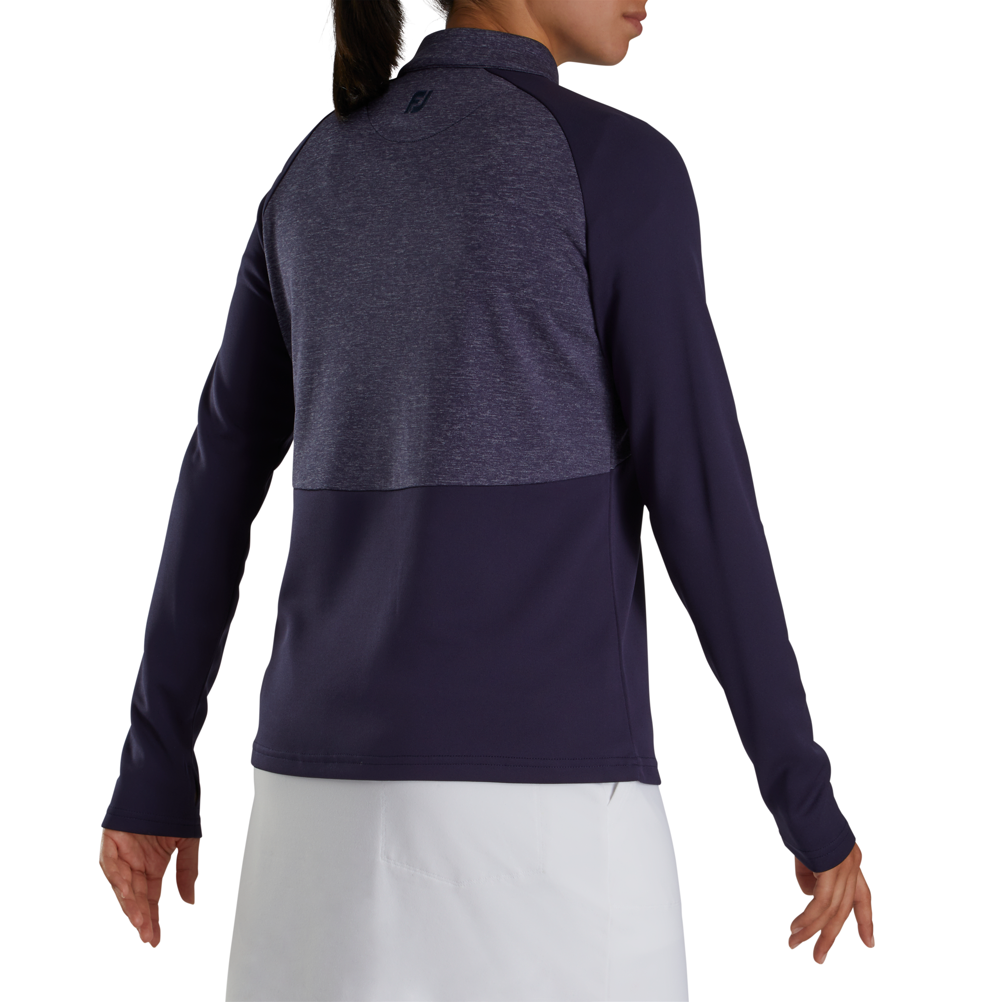 Heather Block Half-Zip Mid-Layer Women