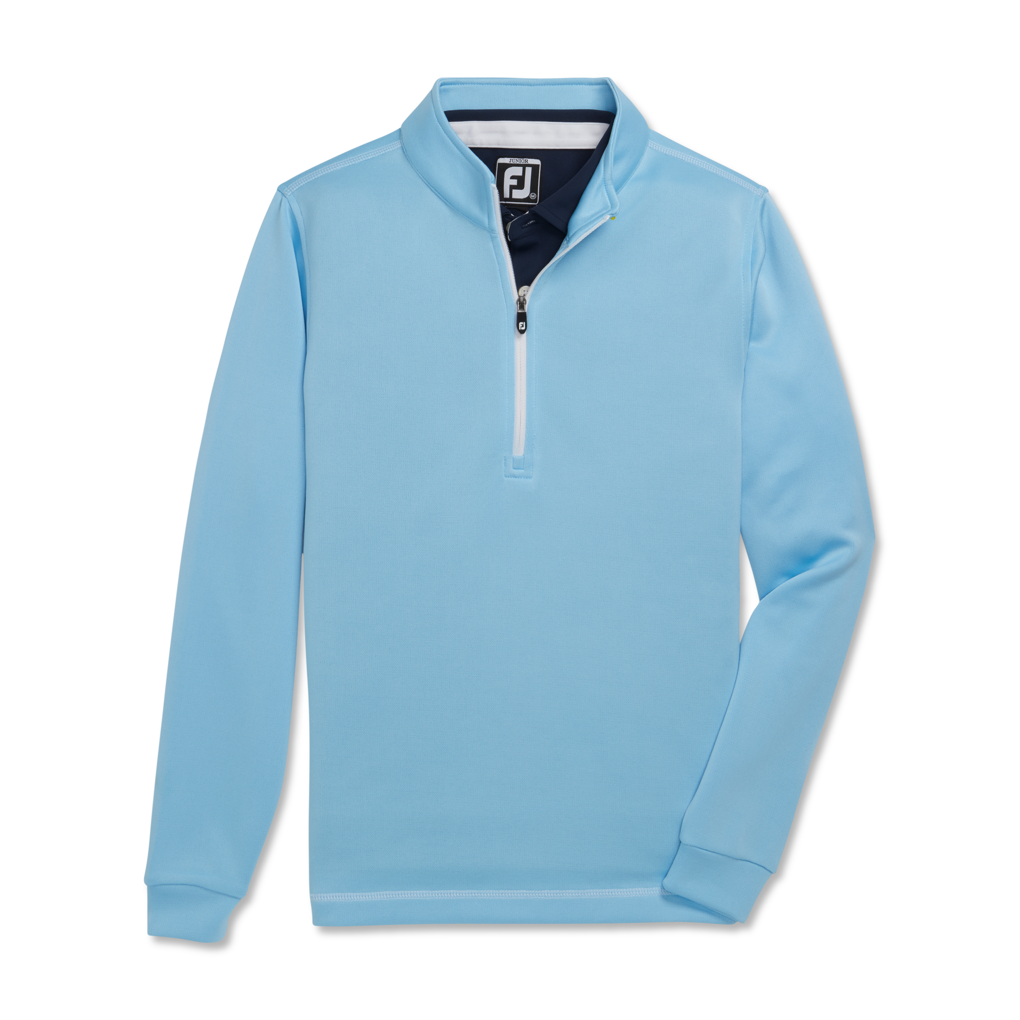 Half-Zip Contrast Stitch Mid-Layer Junior