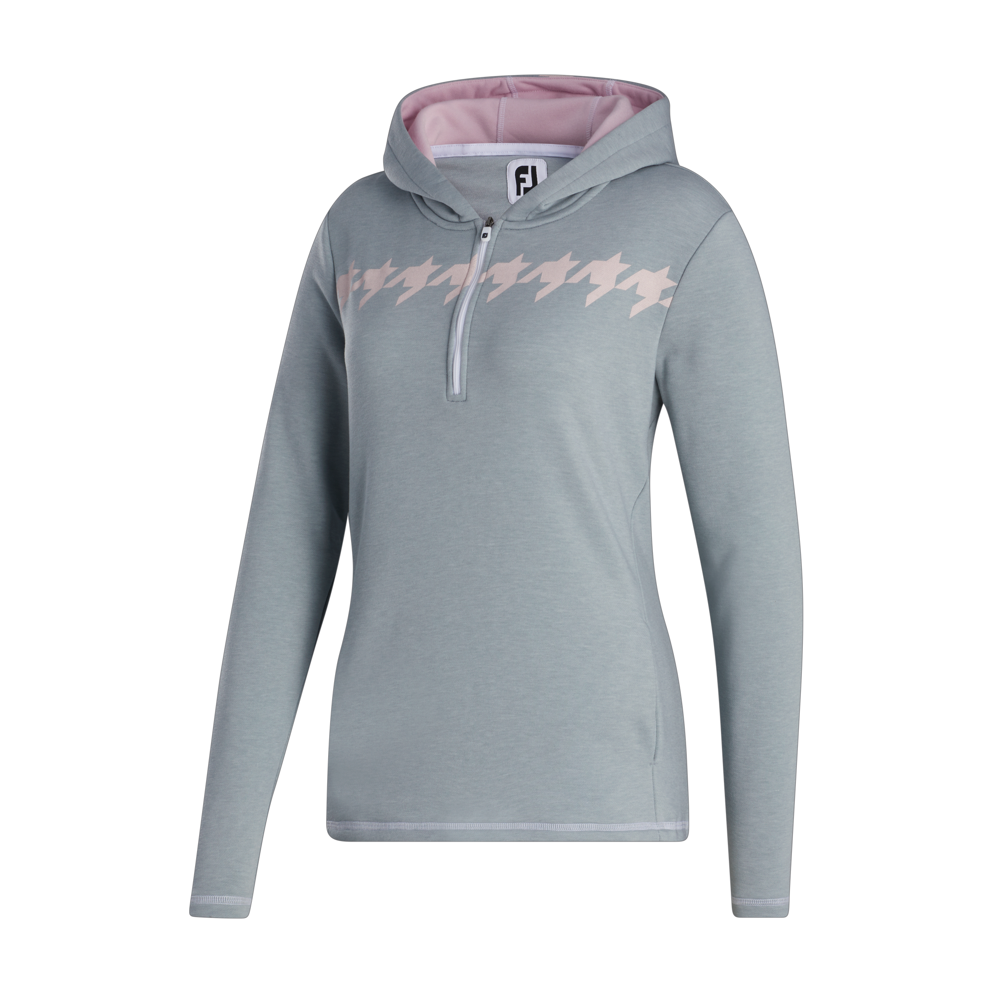 Half-Zip Hoodie-Previous Season Style Women