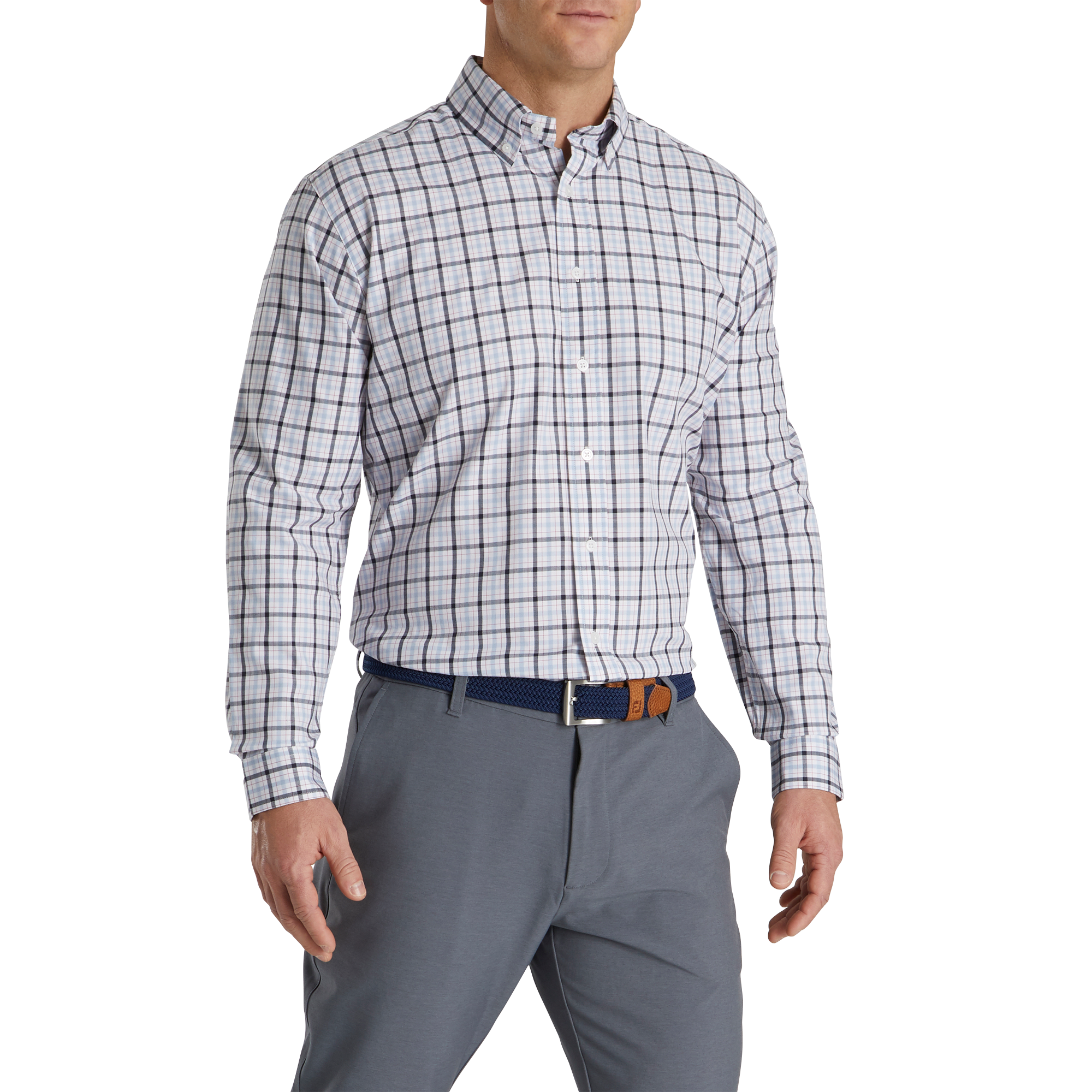 Open Check Stretch Cotton-Previous Season Style