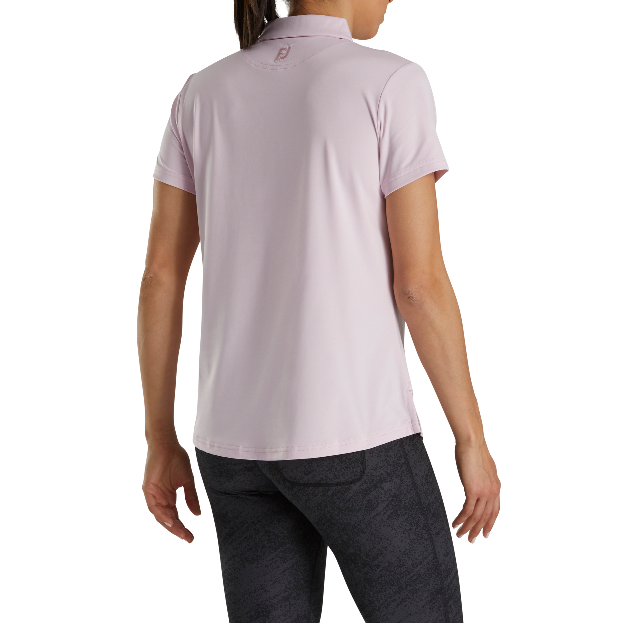 Solid Lisle Self Collar Women