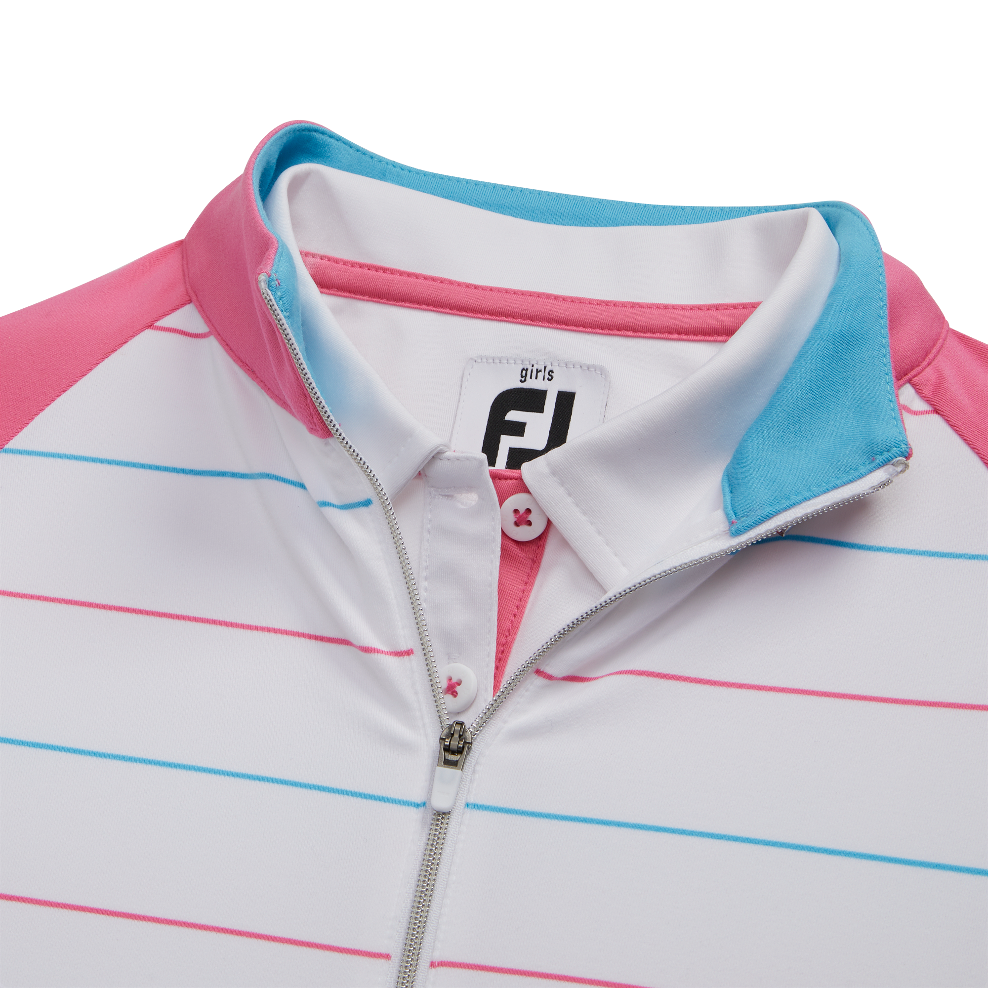 Full-Zip Stripe Mid-Layer Junior Girl