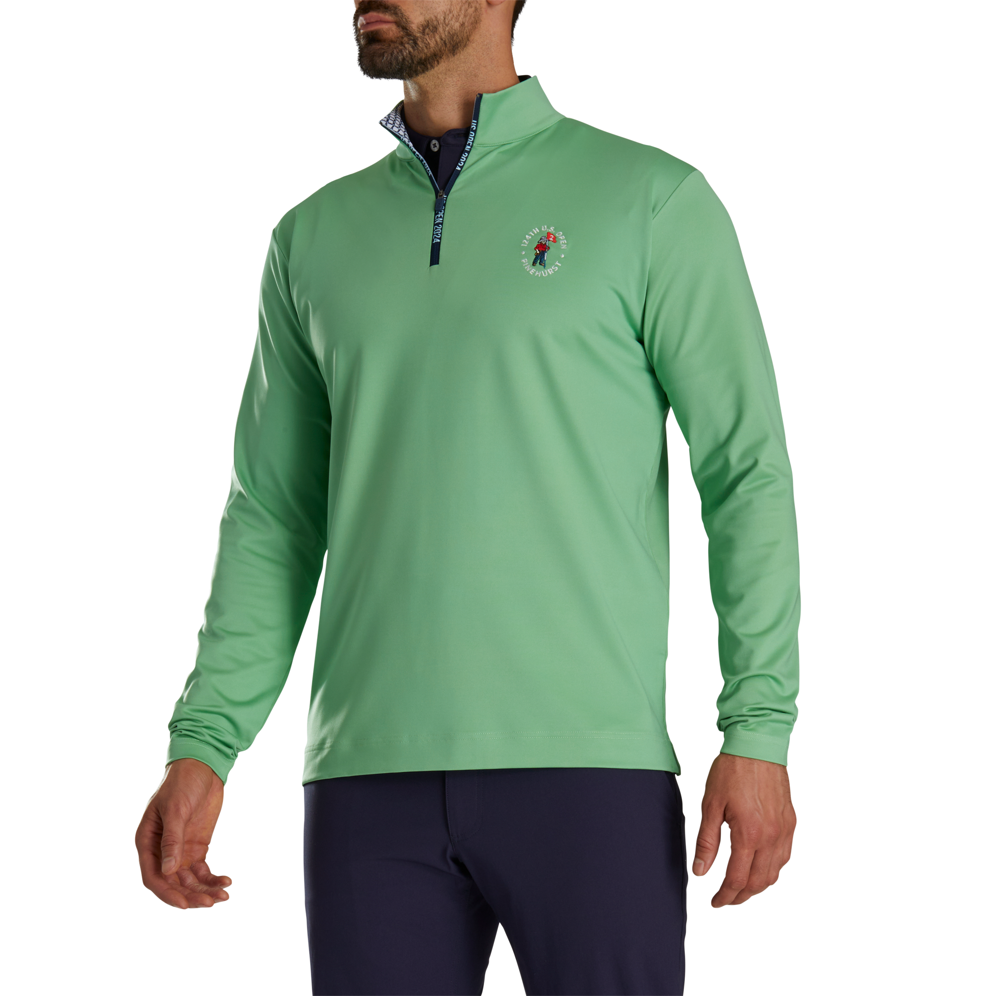 2024 U.S. Open Solid Quarter-Zip Mid-Layer