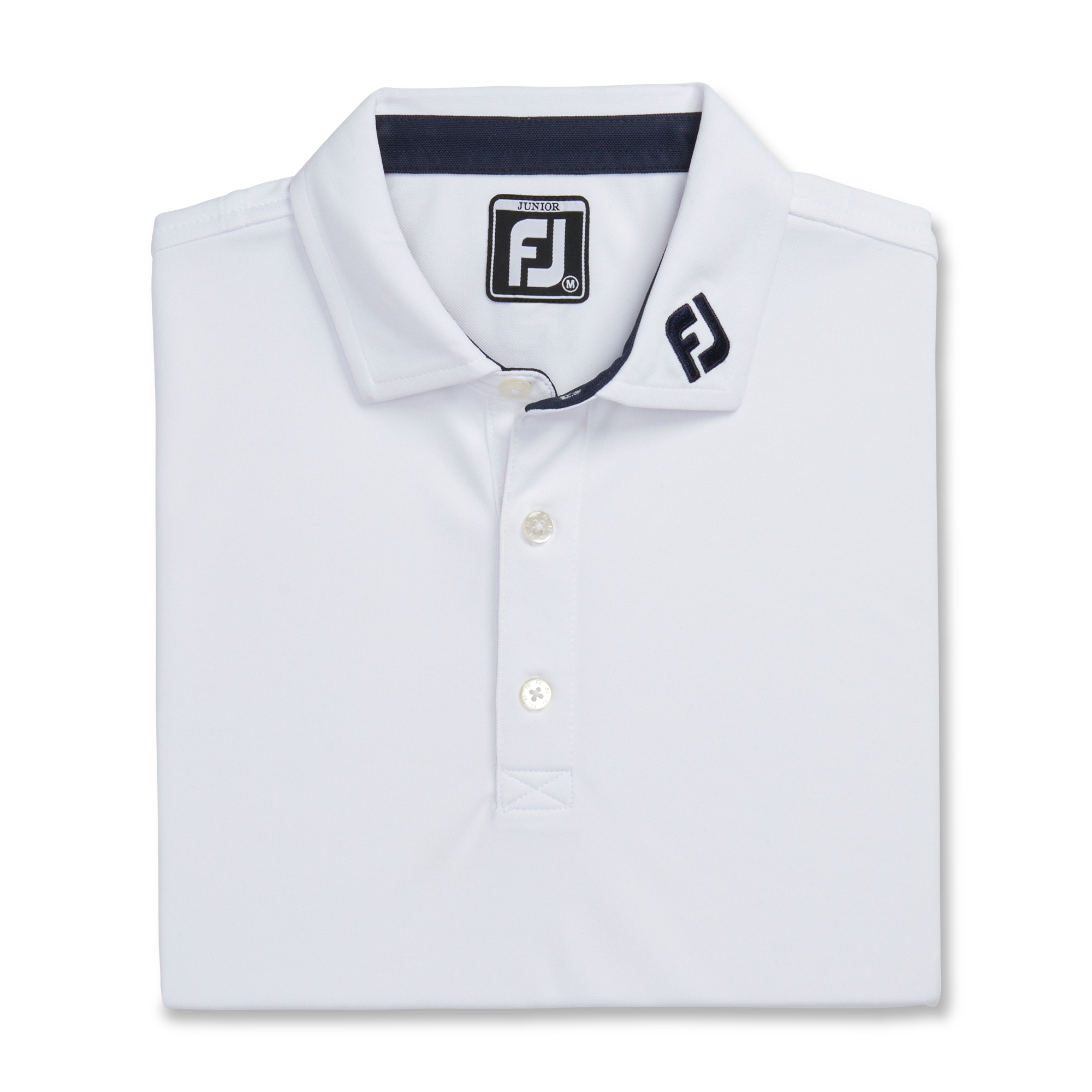 Solid Pique Self Collar Junior - FJ Tour Collar