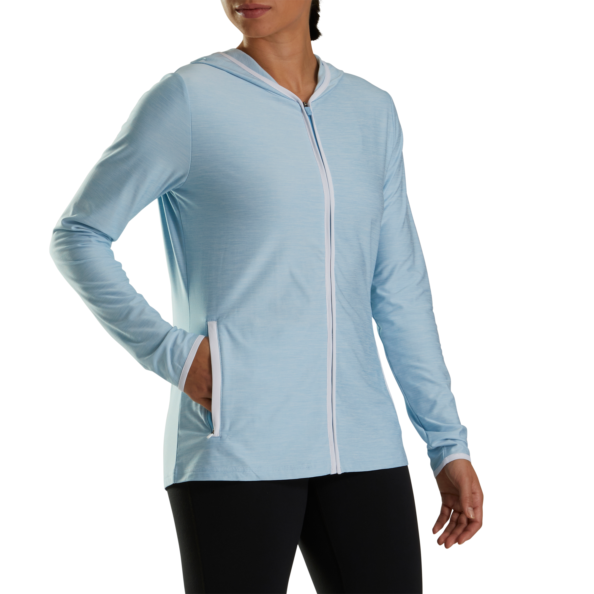 Full-Zip Spacedye Hoodie Women-Previous Season Style